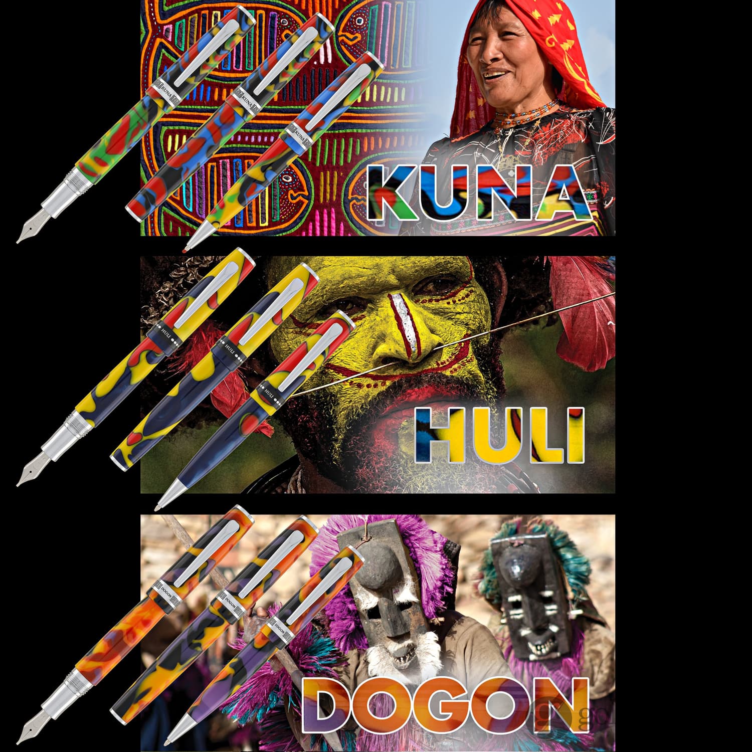 Monteverde People of the World Fountain Pen in Huli - Image 10