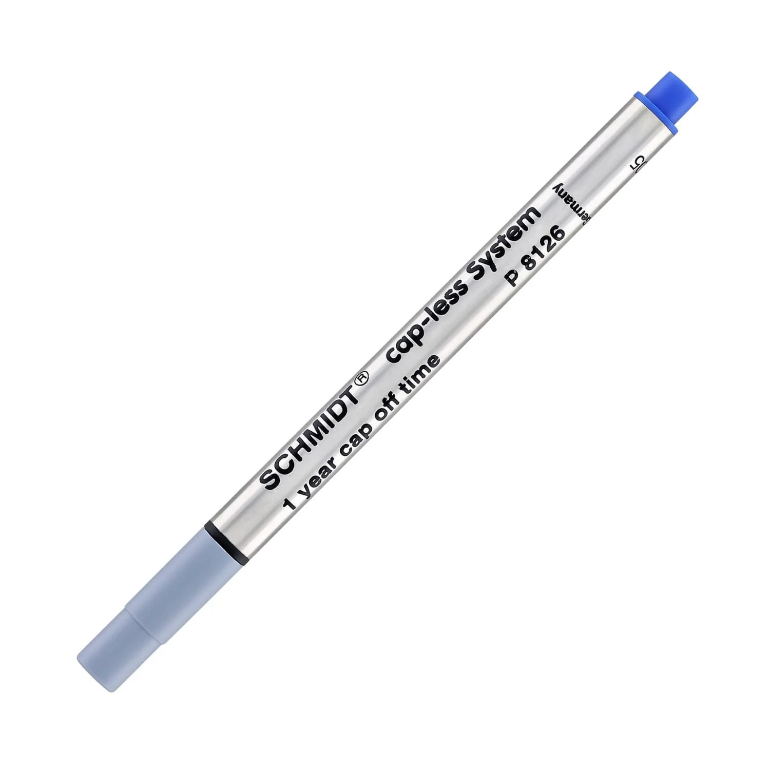 Schmidt Short P8126 Capless Rollerball Refill in Blue - Fine Point by Monteverde