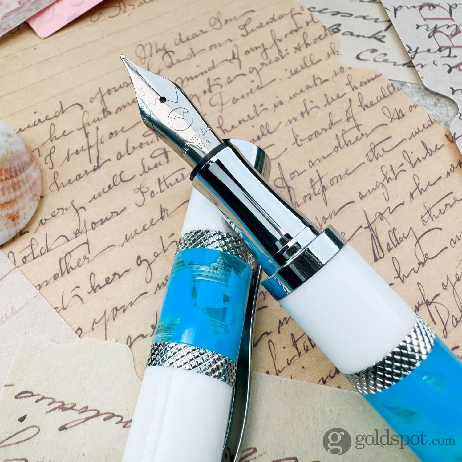 Monteverde Regatta Fountain Pen in Santorini Blue - Image 10