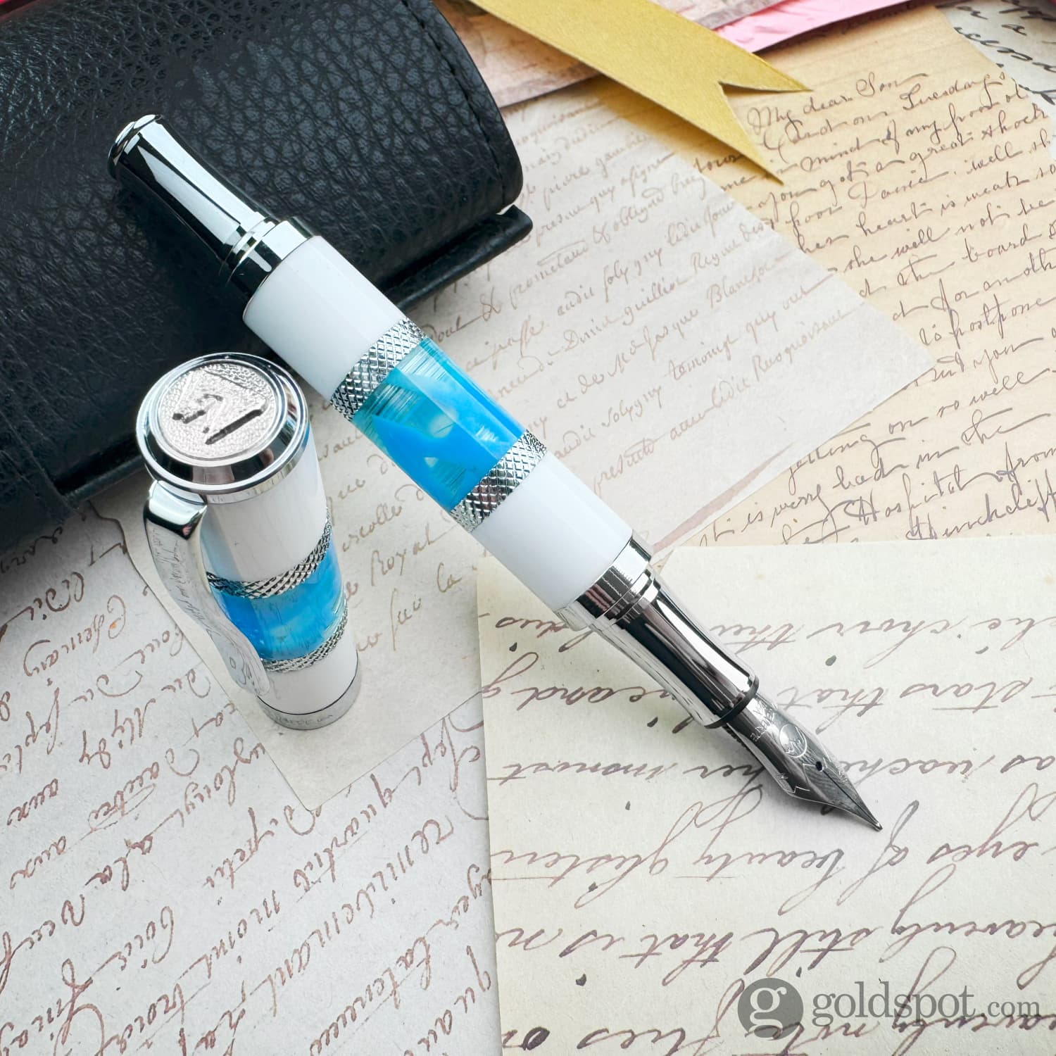 Monteverde Regatta Fountain Pen in Santorini Blue - Image 12