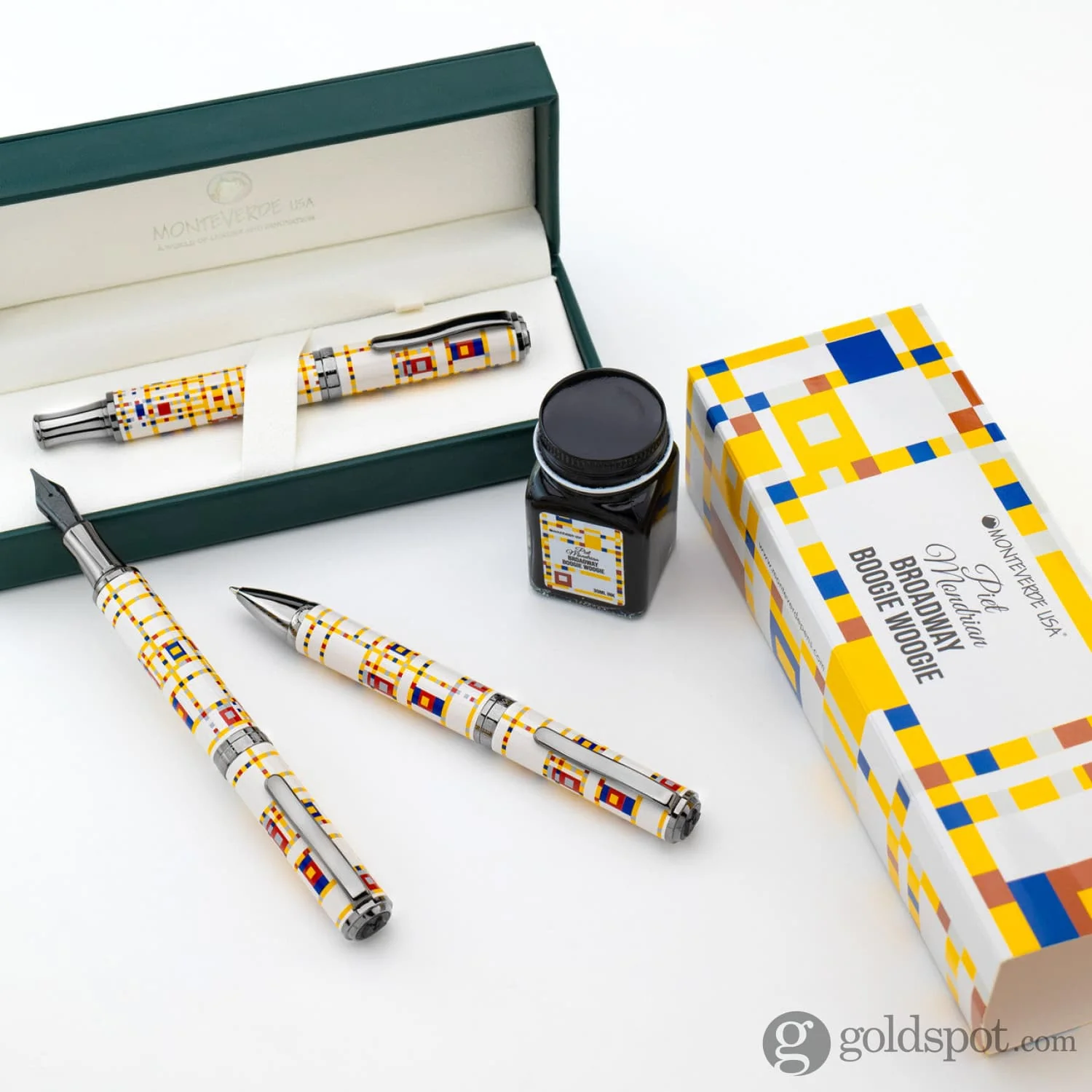 Monteverde Regatta Mondrian Fountain Pen in Broadway Boogie-Woogie - Image 10