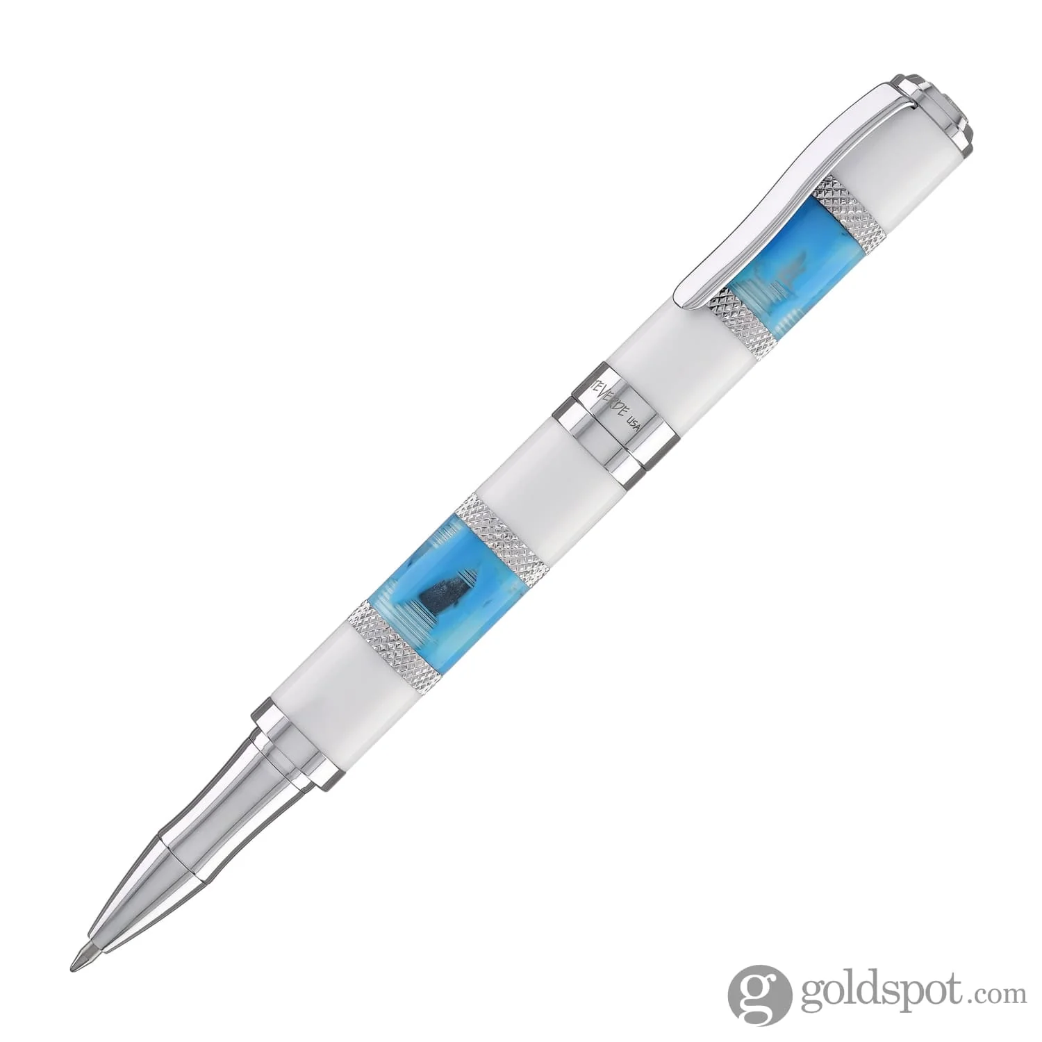 Monteverde Regatta Rollerball Pen in Santorini Blue - Image 2