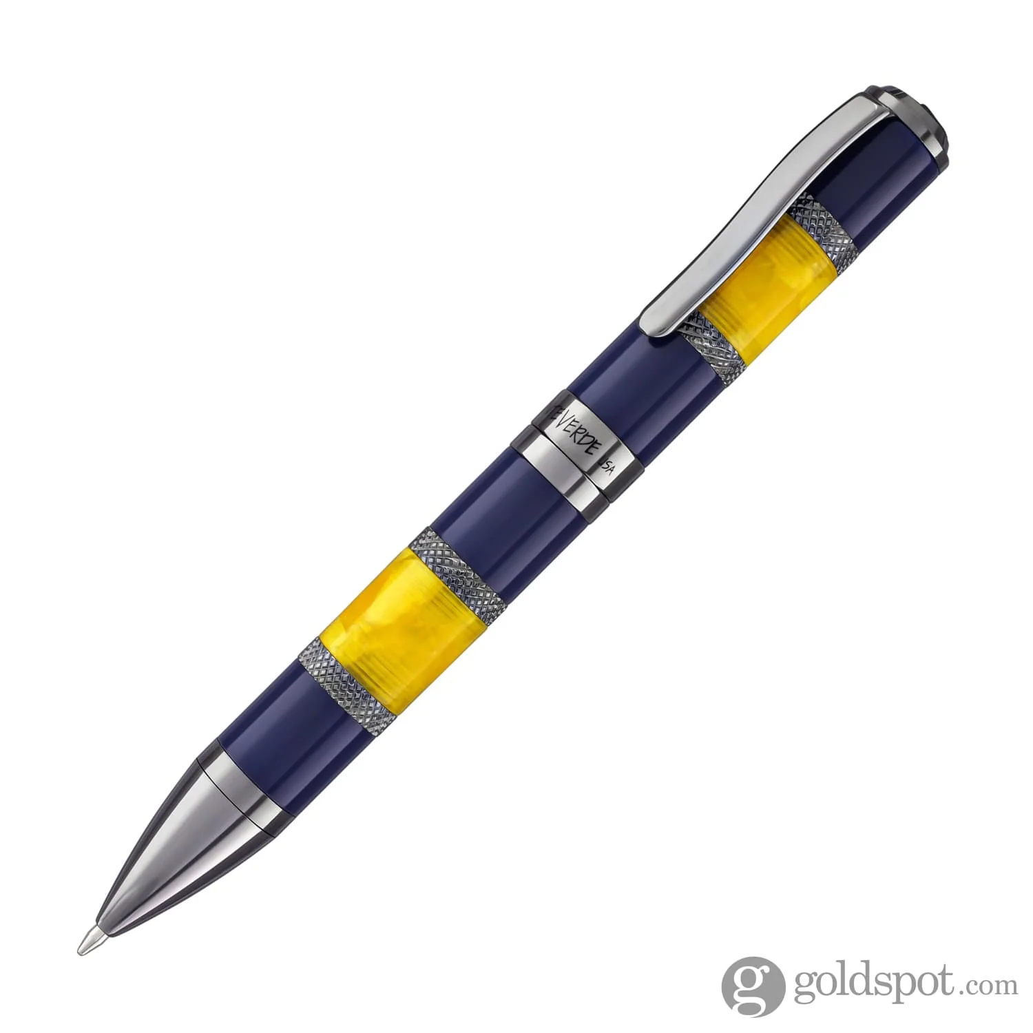 Monteverde Regatta Sport Ballpoint Pen in Blue/Yellow - Image 2