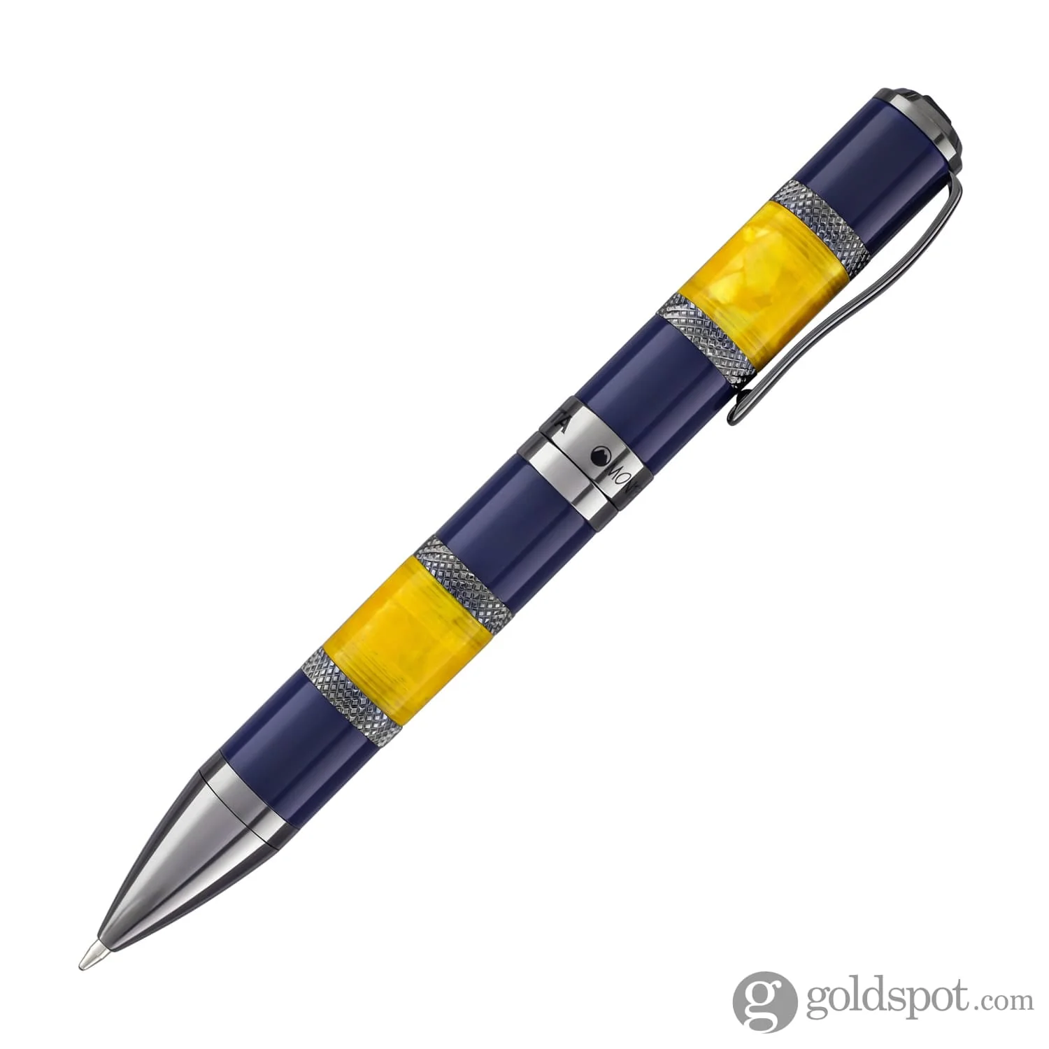 Monteverde Regatta Sport Ballpoint Pen in Blue/Yellow - Image 5