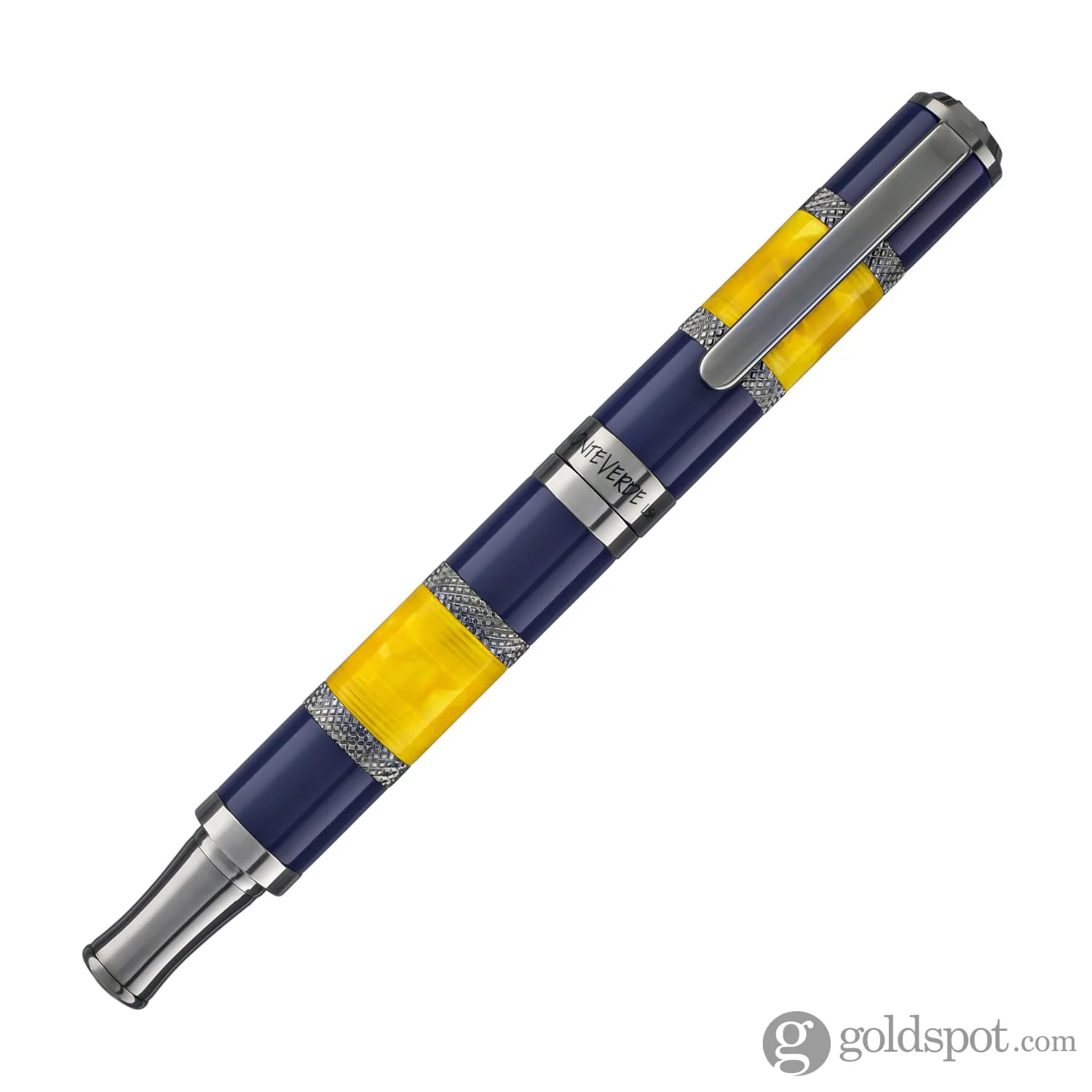 Monteverde Regatta Sport Fountain Pen in Blue/Yellow - Image 4