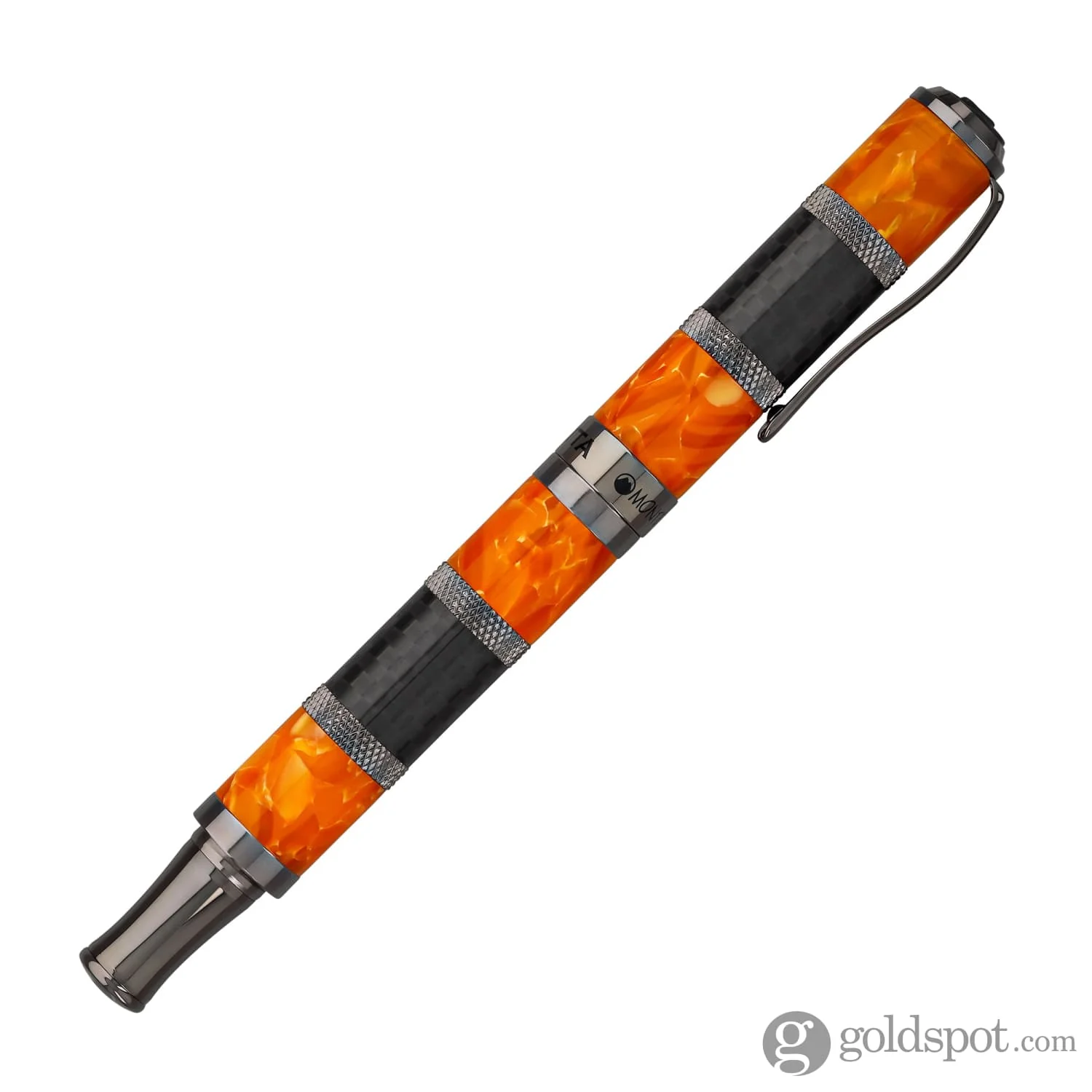 Monteverde Regatta Sport Fountain Pen in Orange/Carbon Fiber - Image 6