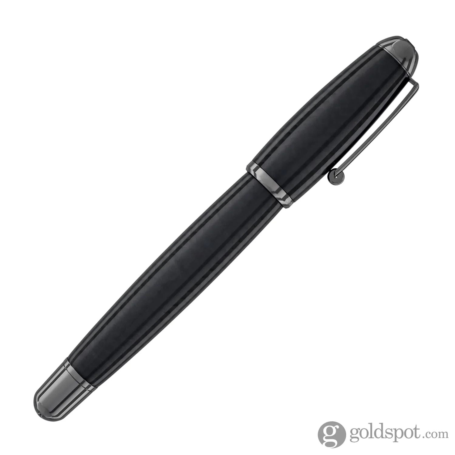 Monteverde Super Mega Fountain Pen in Carbon Fiber with Gunmetal Trim - Image 6
