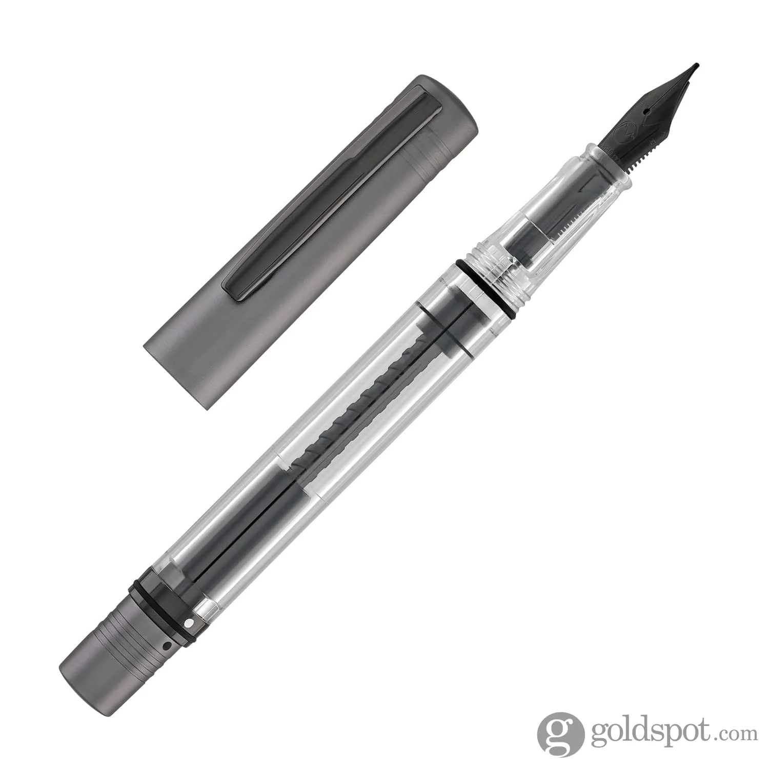 Monteverde USA MP1 Fountain Pen in Coal Grey - Image 8