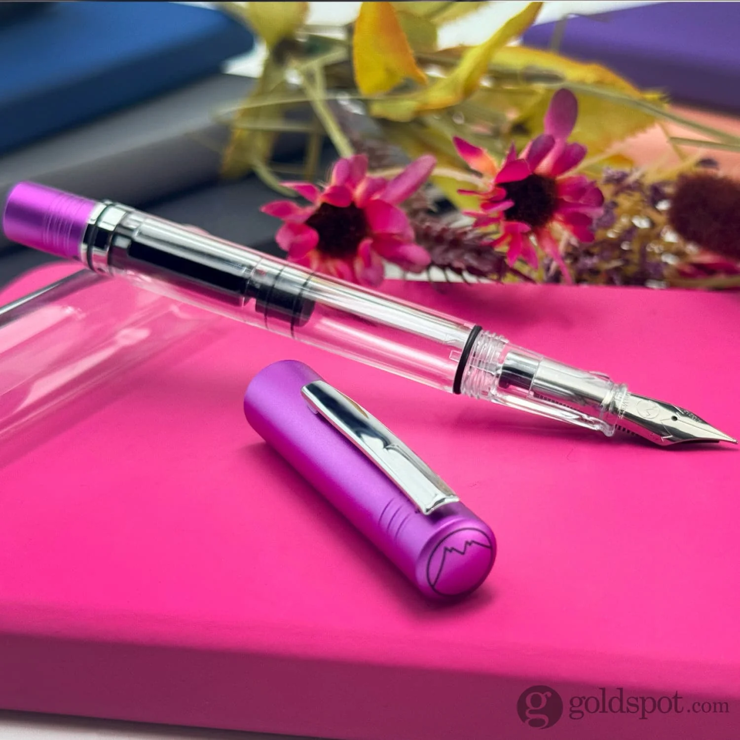 Monteverde USA MP1 Fountain Pen in Purple Frost - Image 11