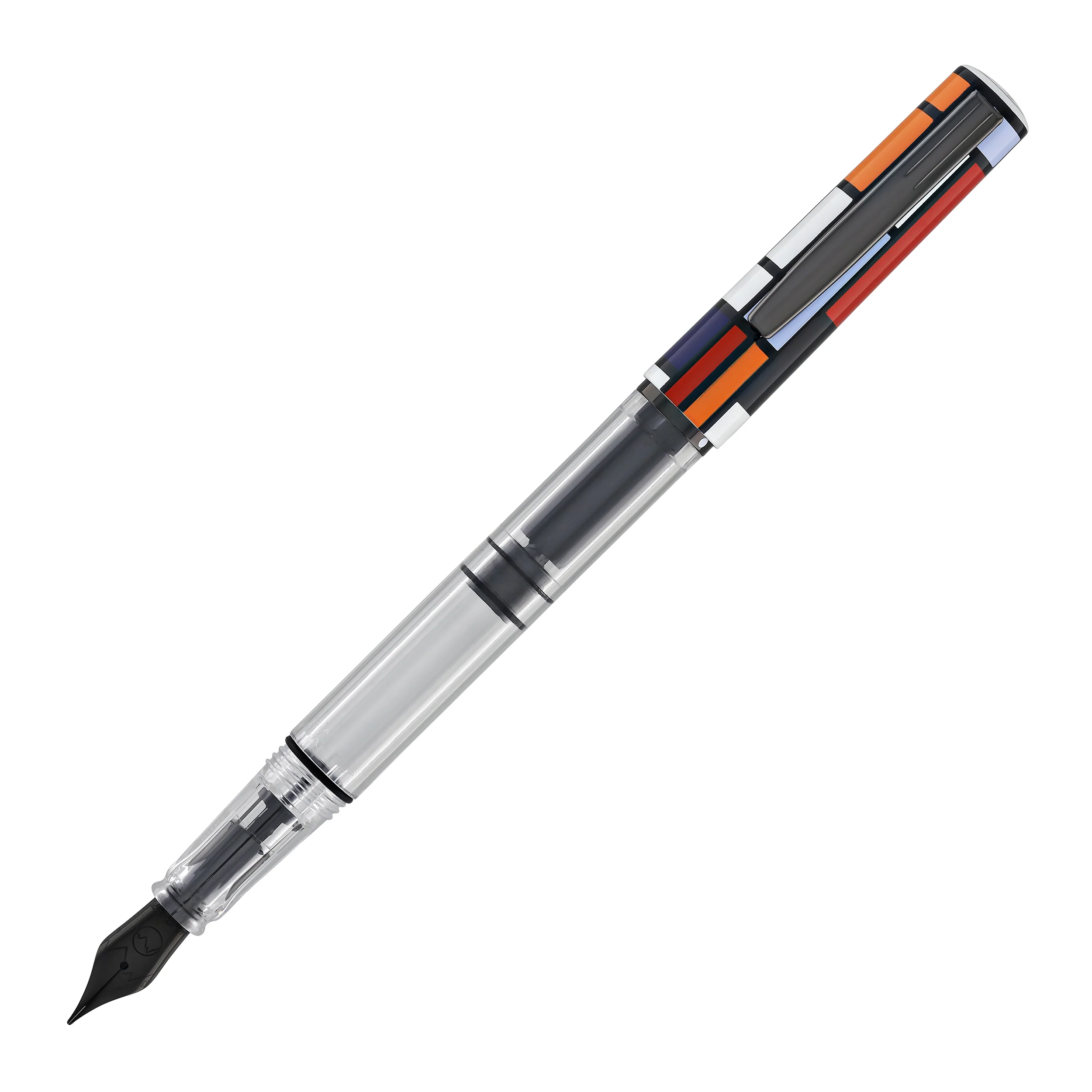 Monteverde USA MP1 Fountain Pen with 15ml Ink Set in Mondrian Composition 1921 - Image 3