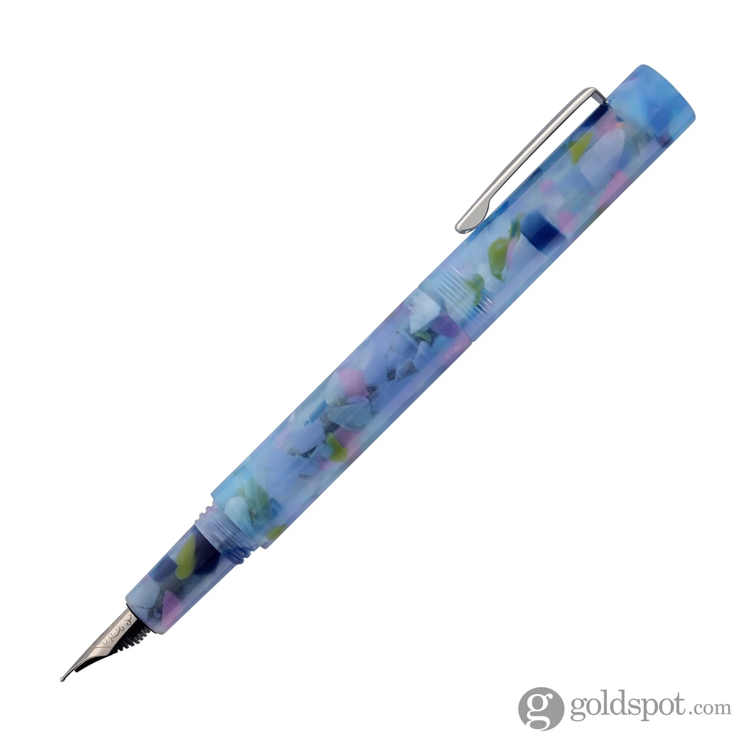 Monteverde USA MVP Fountain Pen in Blue Squares - Image 3
