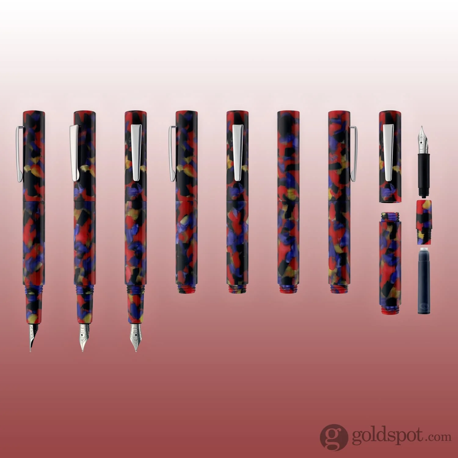 Monteverde USA MVP Fountain Pen in Red Puzzles - Image 8