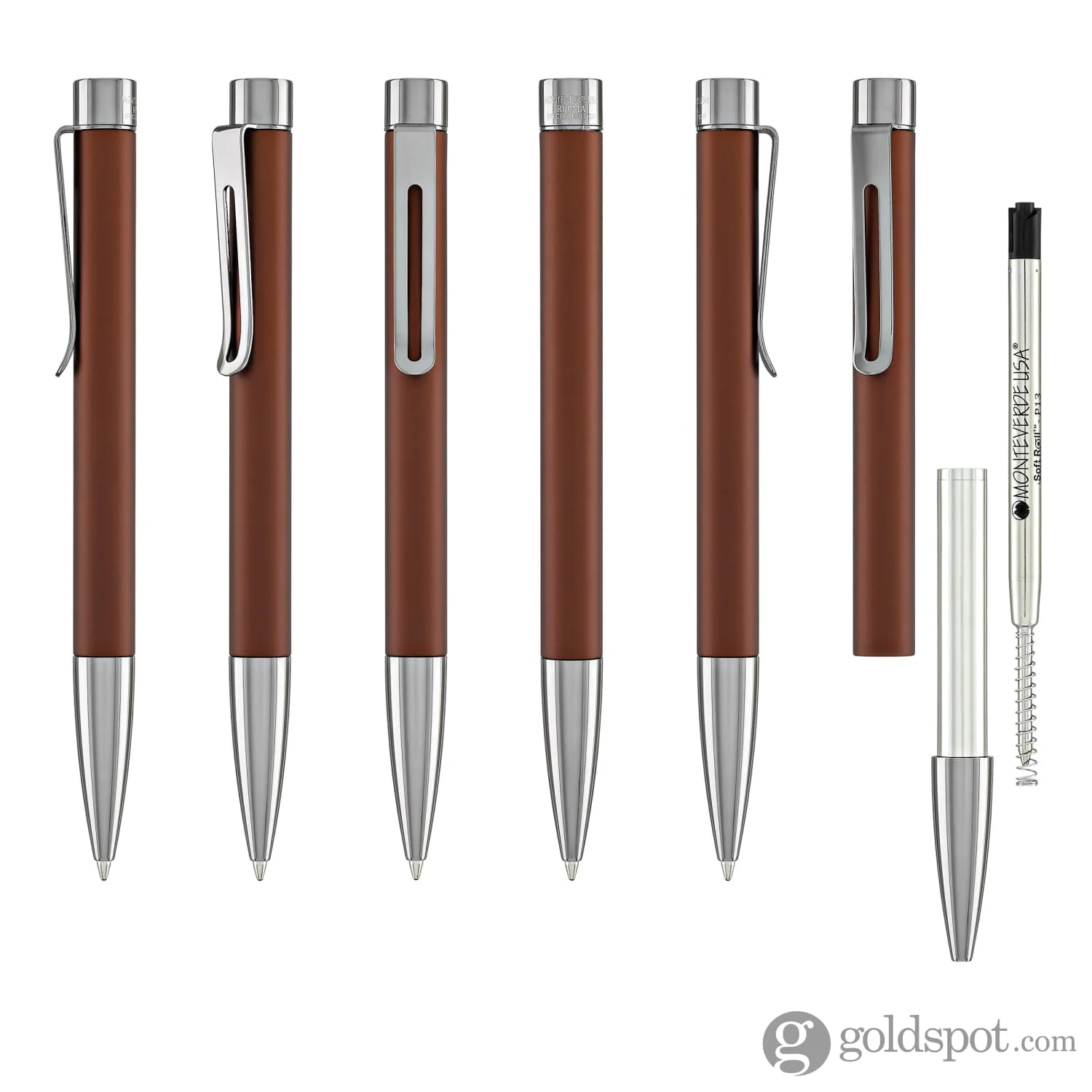 Monteverde USA Ritma 2024 Special Edition Anodized Ballpoint Pen in Espresso - Image 6