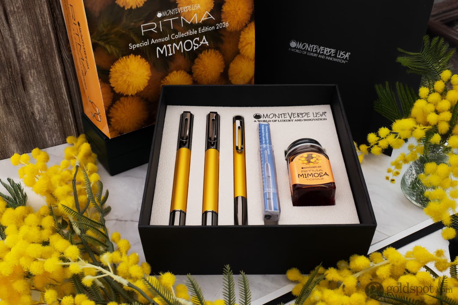 Monteverde USA Ritma 2026 Special Edition 3+2 Piece Set in Mimosa - Image 5