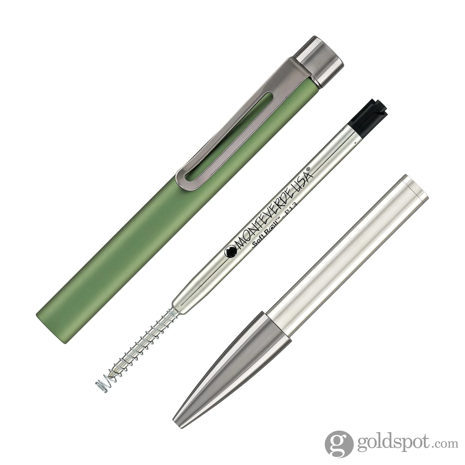 Monteverde USA Ritma Anodized Ballpoint Pen in Green - Image 5