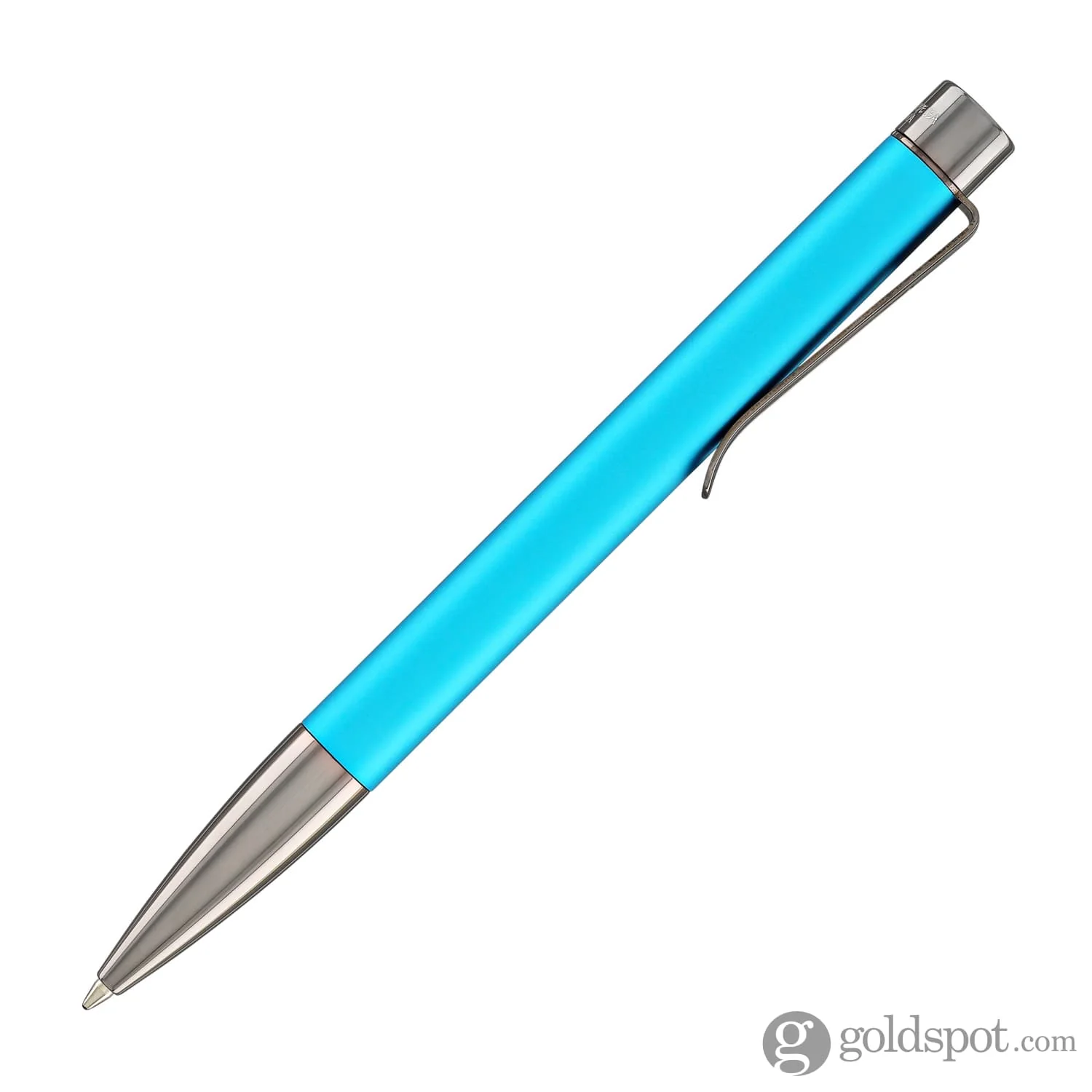 Monteverde USA Ritma Anodized Ballpoint Pen in Turquoise - Image 4