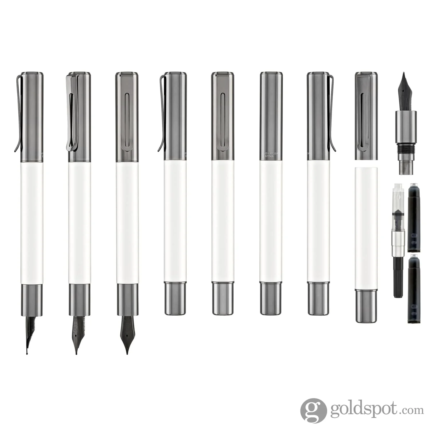 Monteverde USA Ritma Anodized Fountain Pen in Silver - Image 8