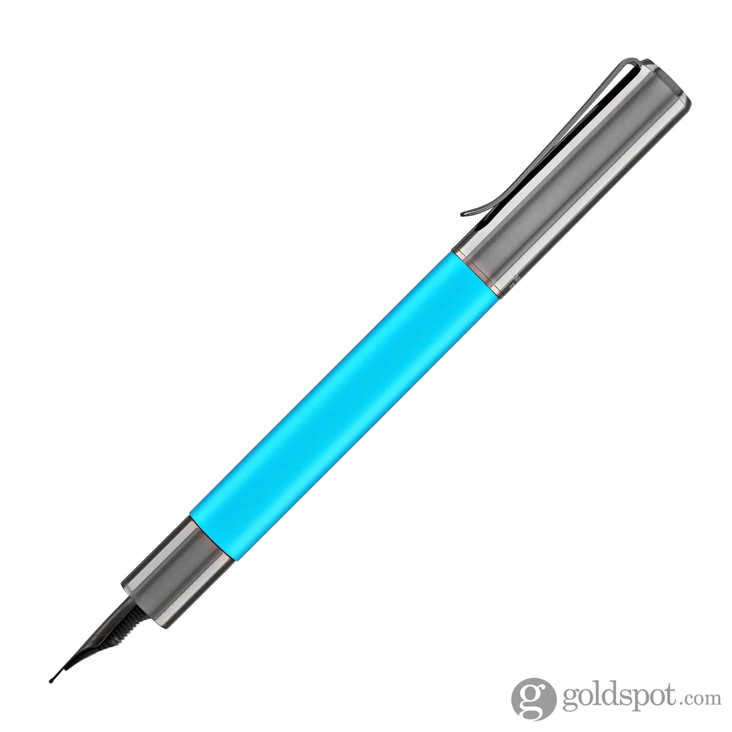 Monteverde USA Ritma Anodized Fountain Pen in Turquoise - Image 3