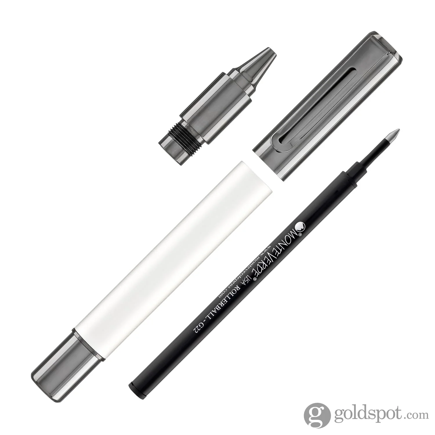 Monteverde USA Ritma Anodized Rollerball Pen in Silver - Image 7