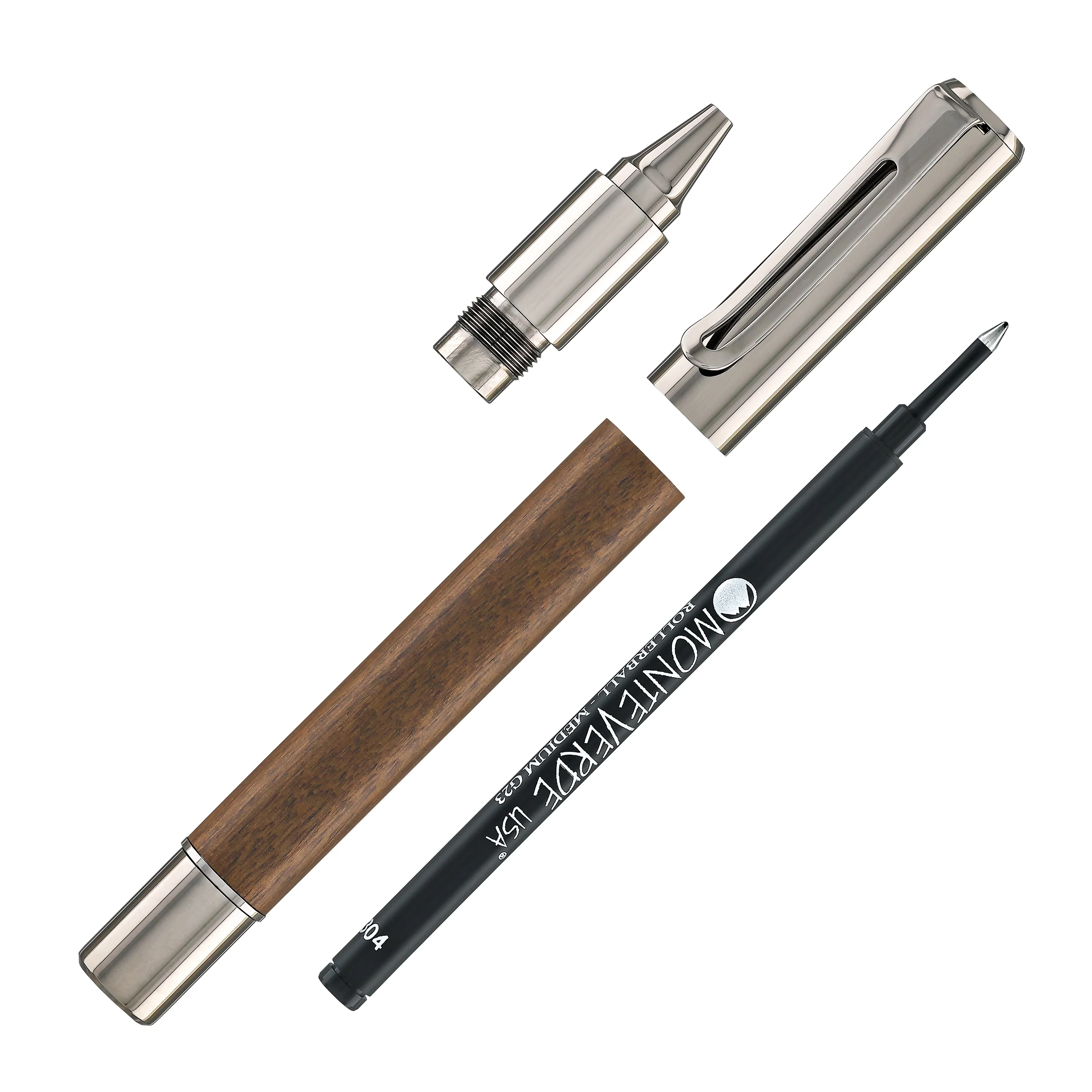 Monteverde USA Ritma Rollerball Pen in Walnut - Image 7