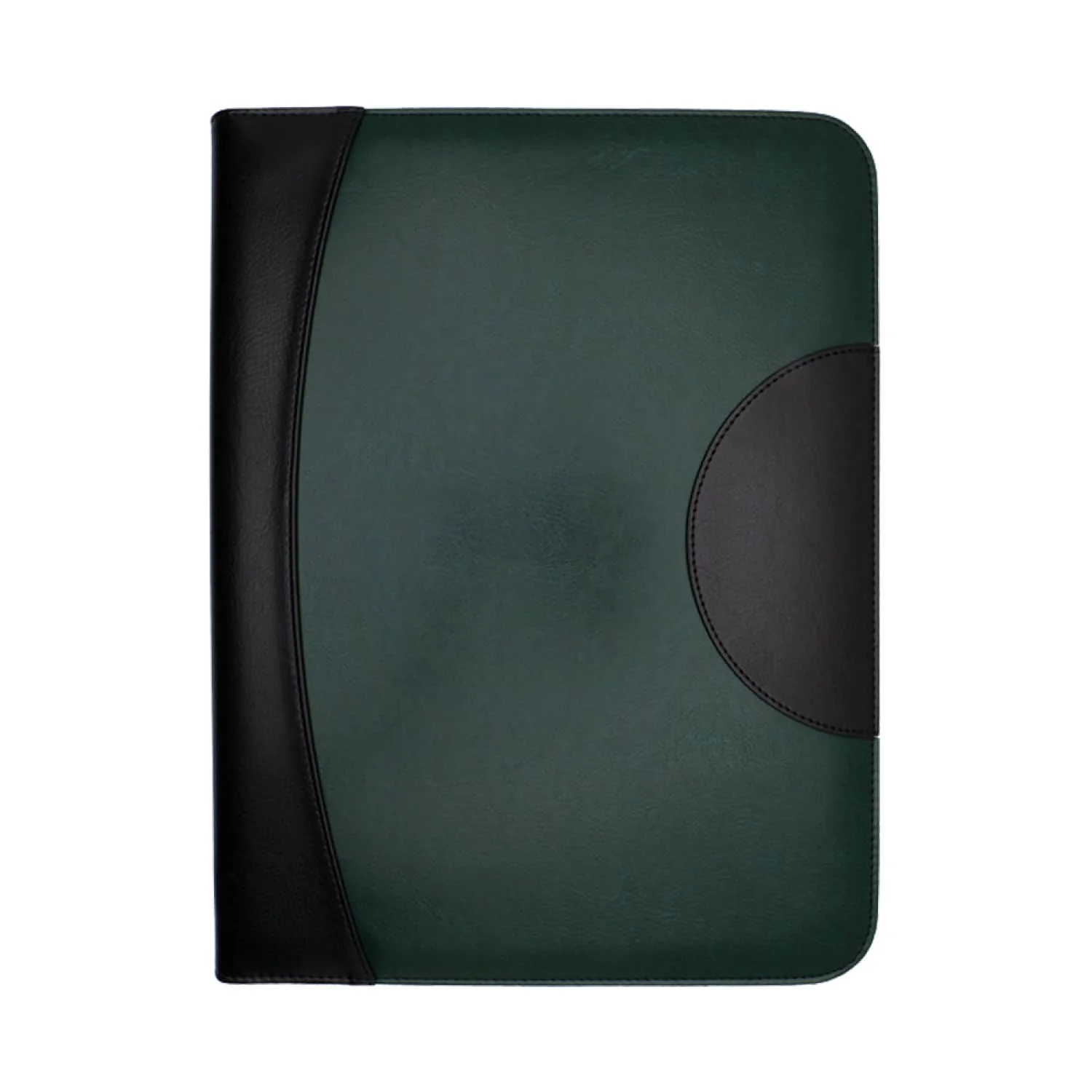Monteverde Vegan Leather Zippered 36 Pen Case in Green/Black