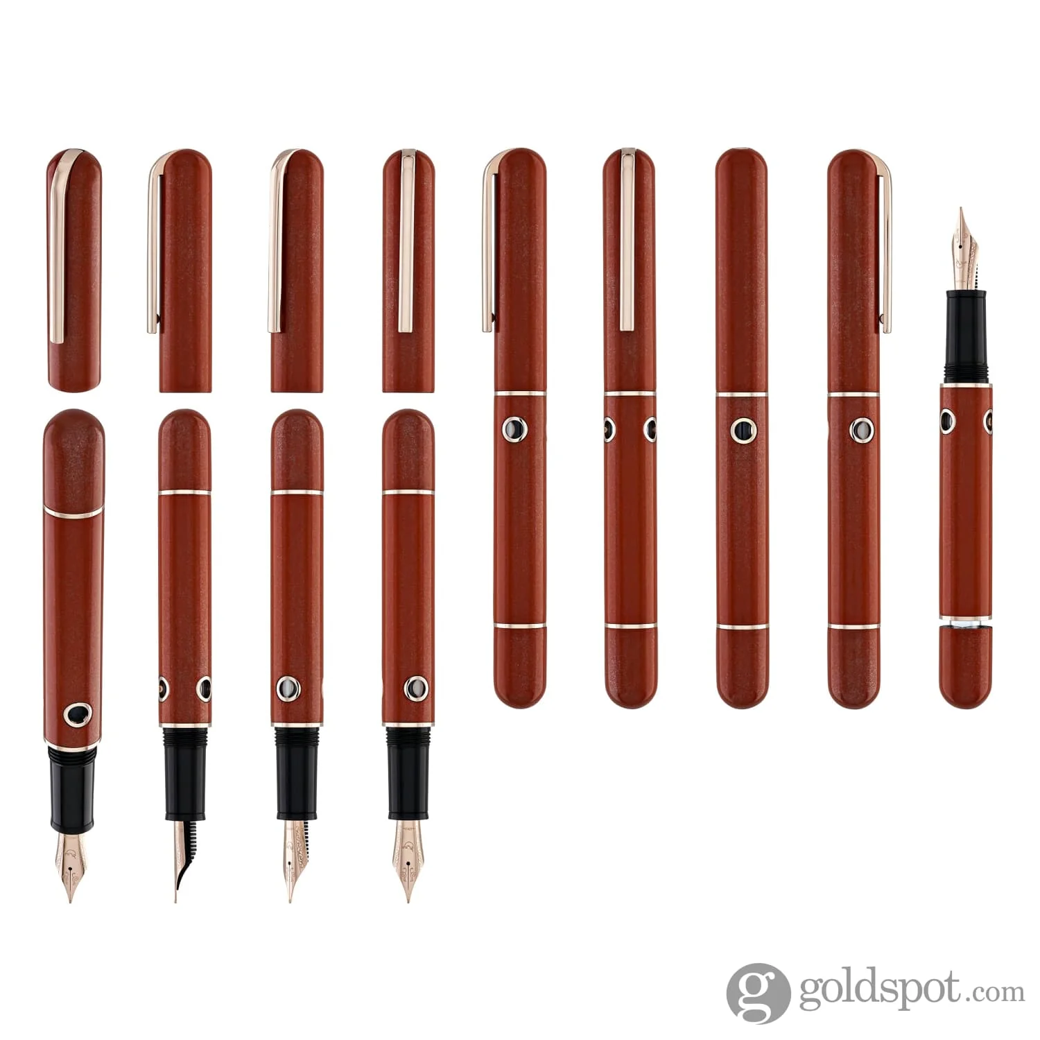 Nahvalur 365 Anniversary Fountain Pen in Roiro Copper - Image 10