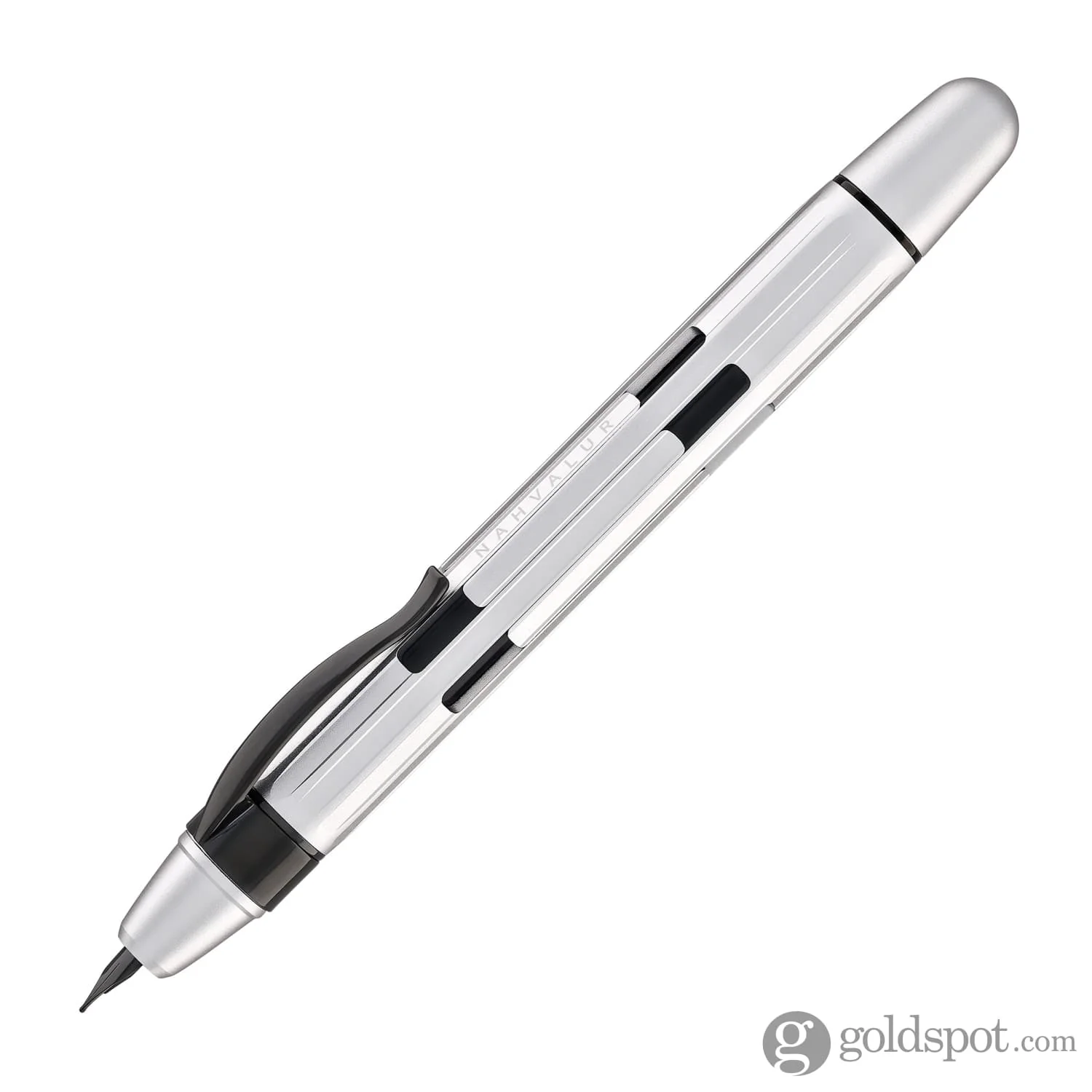 Nahvalur Eclipse Retractable Fountain Pen in Iridium - Image 2