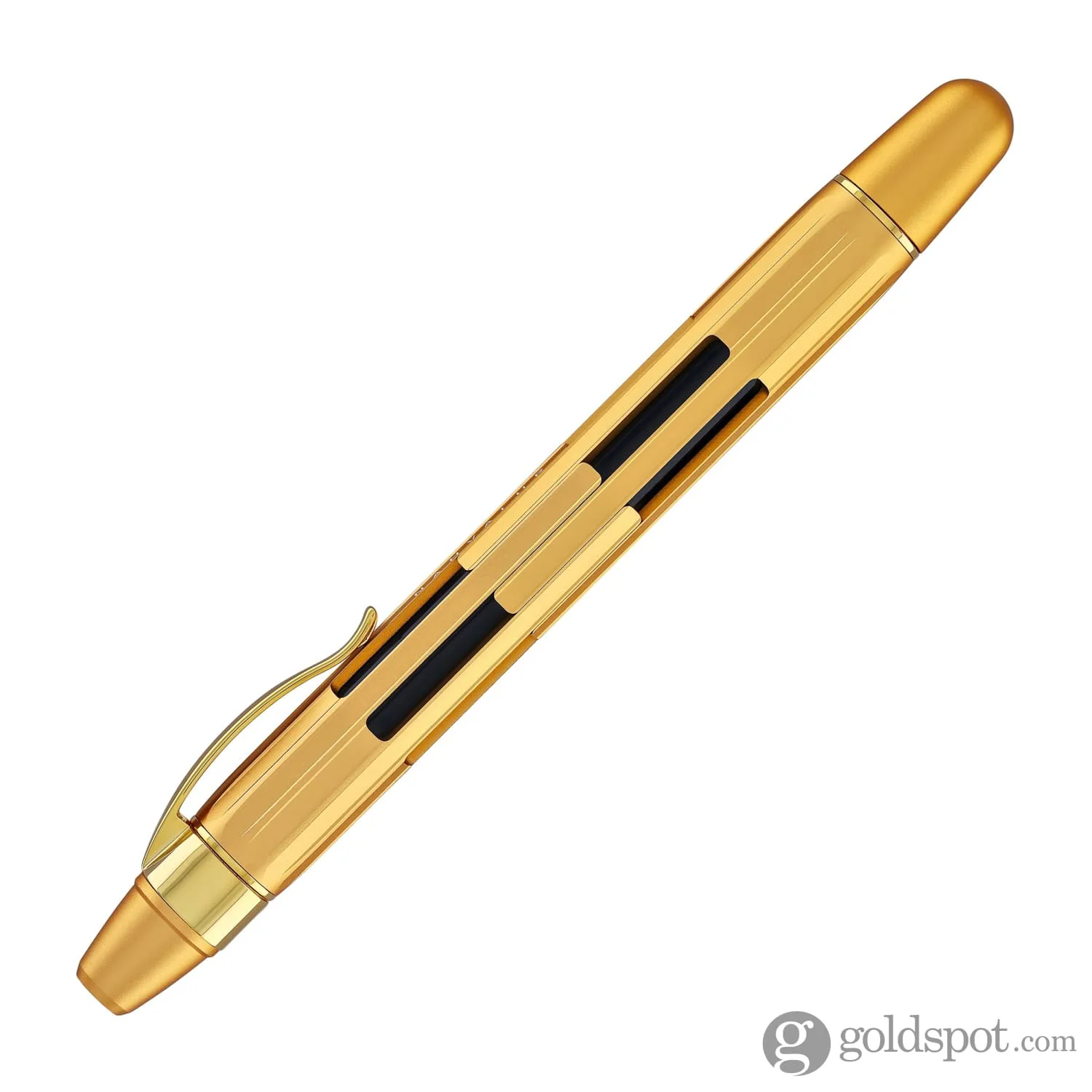 Nahvalur Eclipse Retractable Fountain Pen in Pure Gold - Image 5
