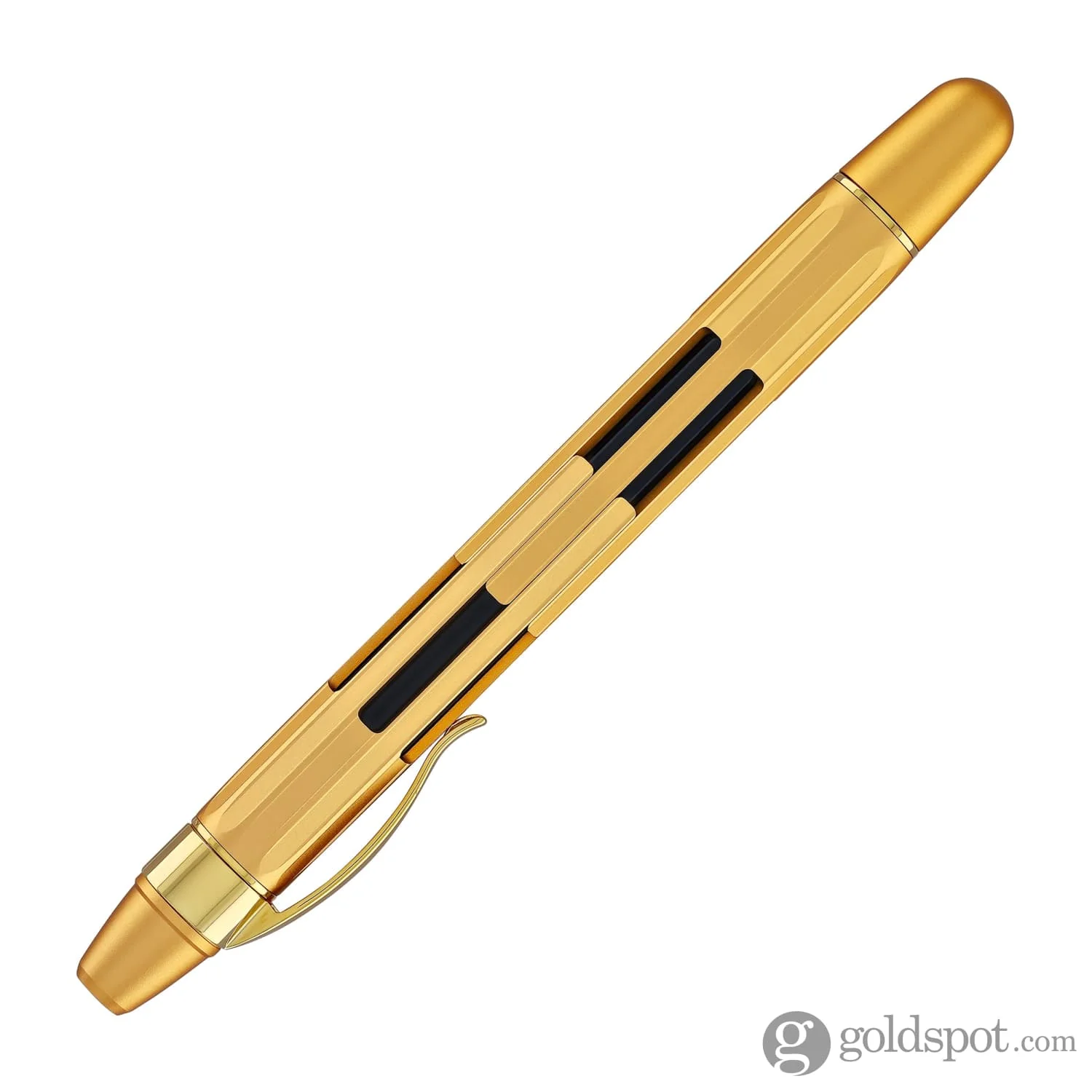 Nahvalur Eclipse Retractable Fountain Pen in Pure Gold - Image 6