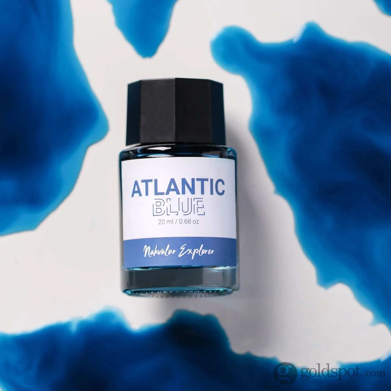 Nahvalur Explorer Bottled Ink in Atlantic Blue - 20mL - Image 2