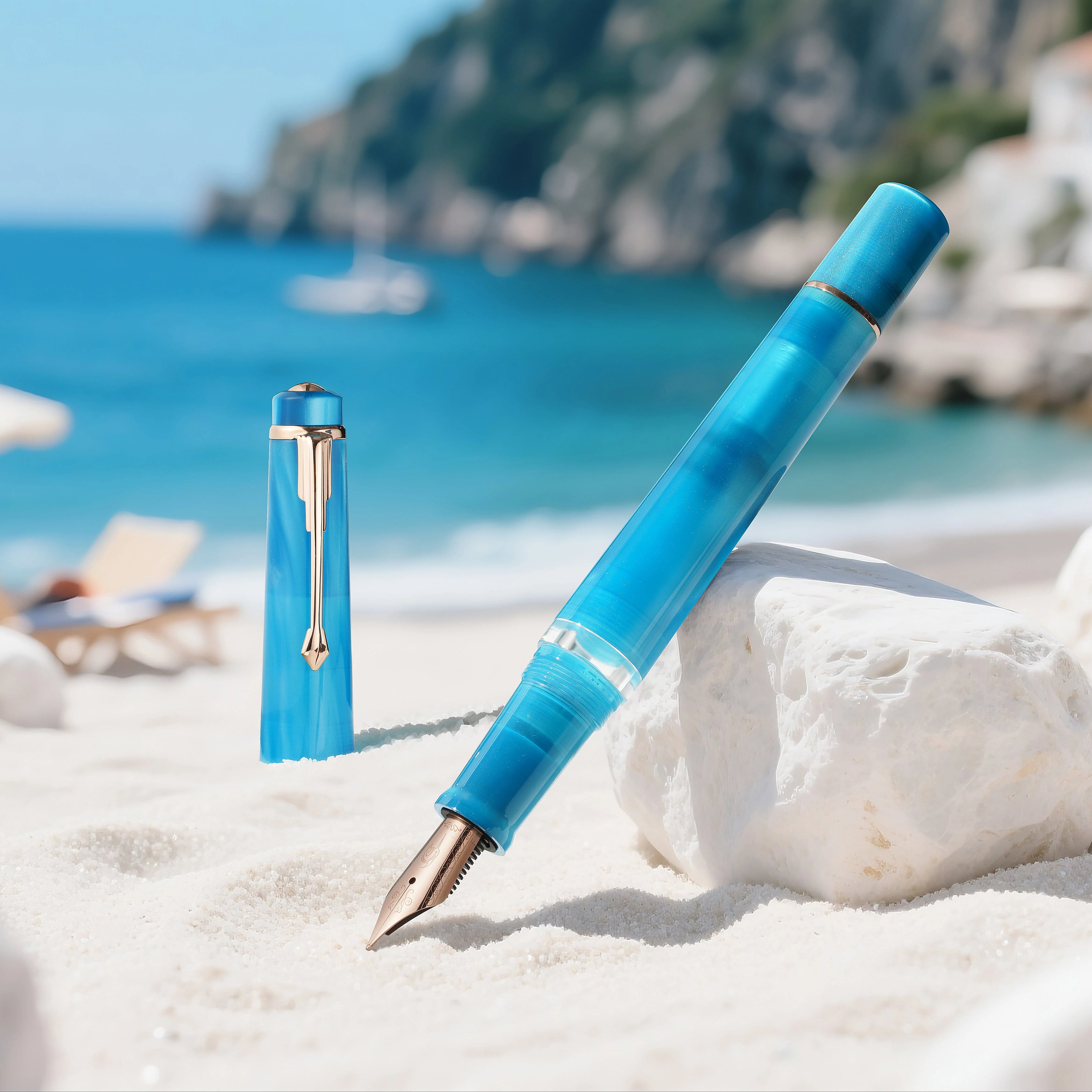Nahvalur Explorer Fountain Pen in Amalfi Coast - Image 9