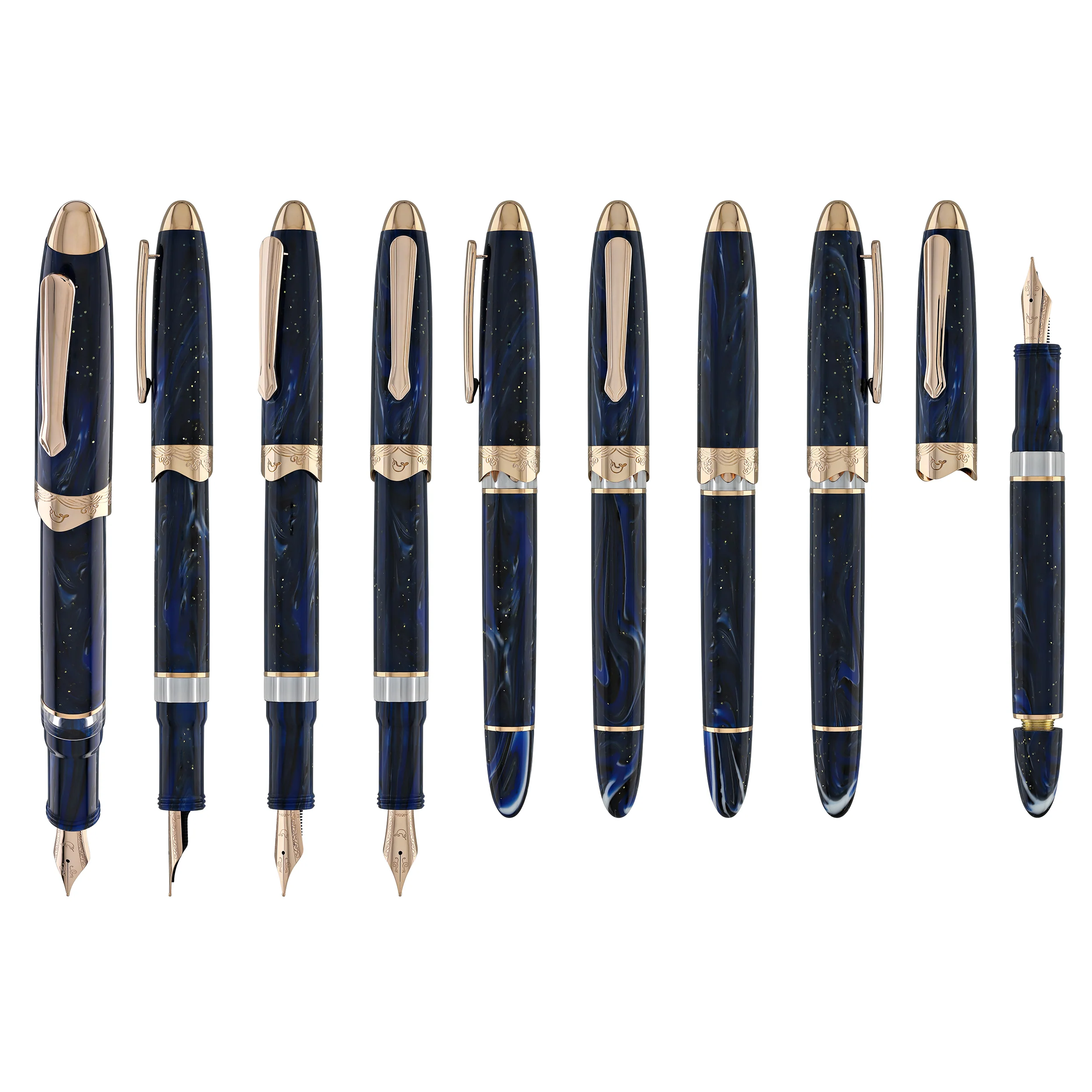Nahvalur Horizon Fountain Pen in Nebula - Image 9