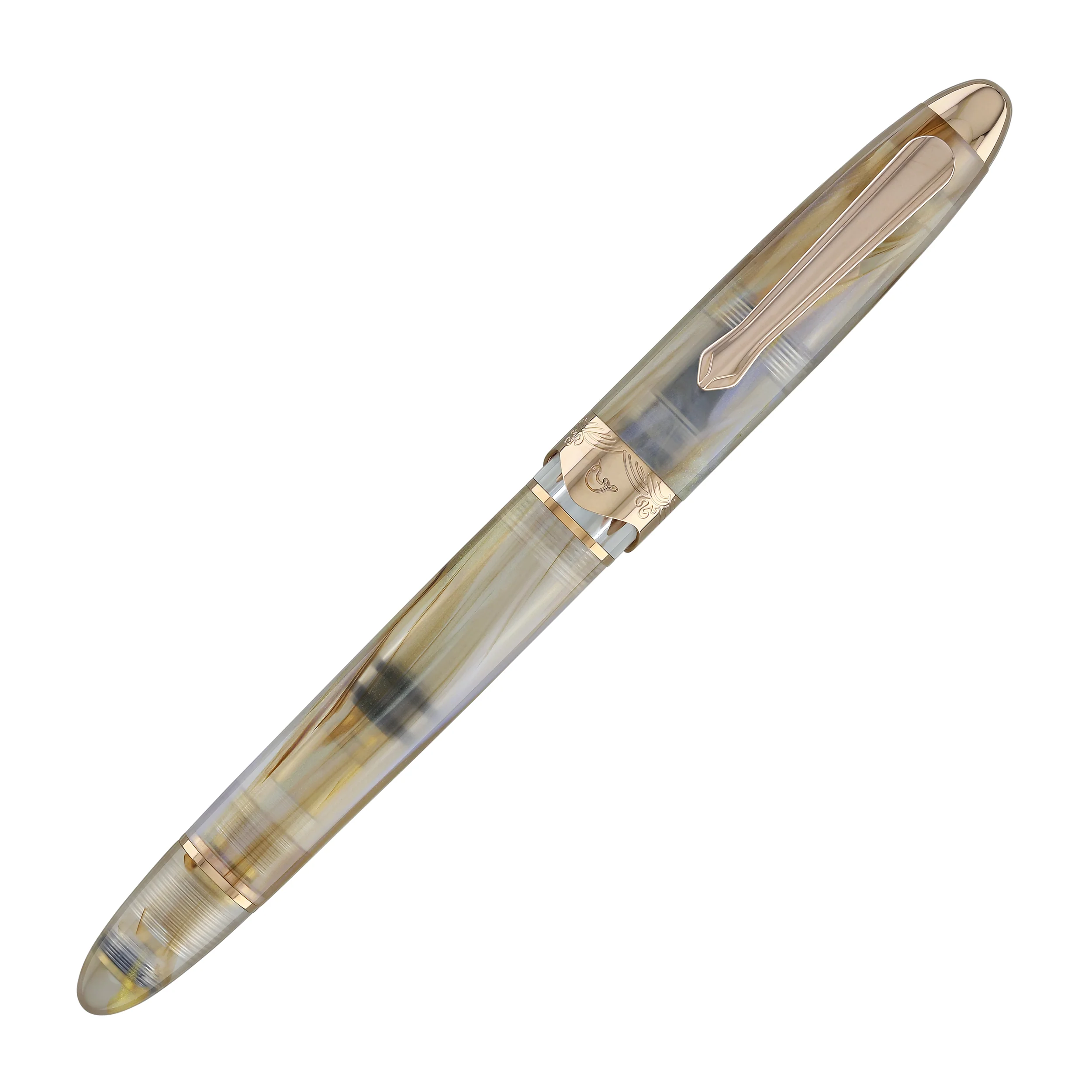 Nahvalur Horizon Fountain Pen in Pearl - Image 2