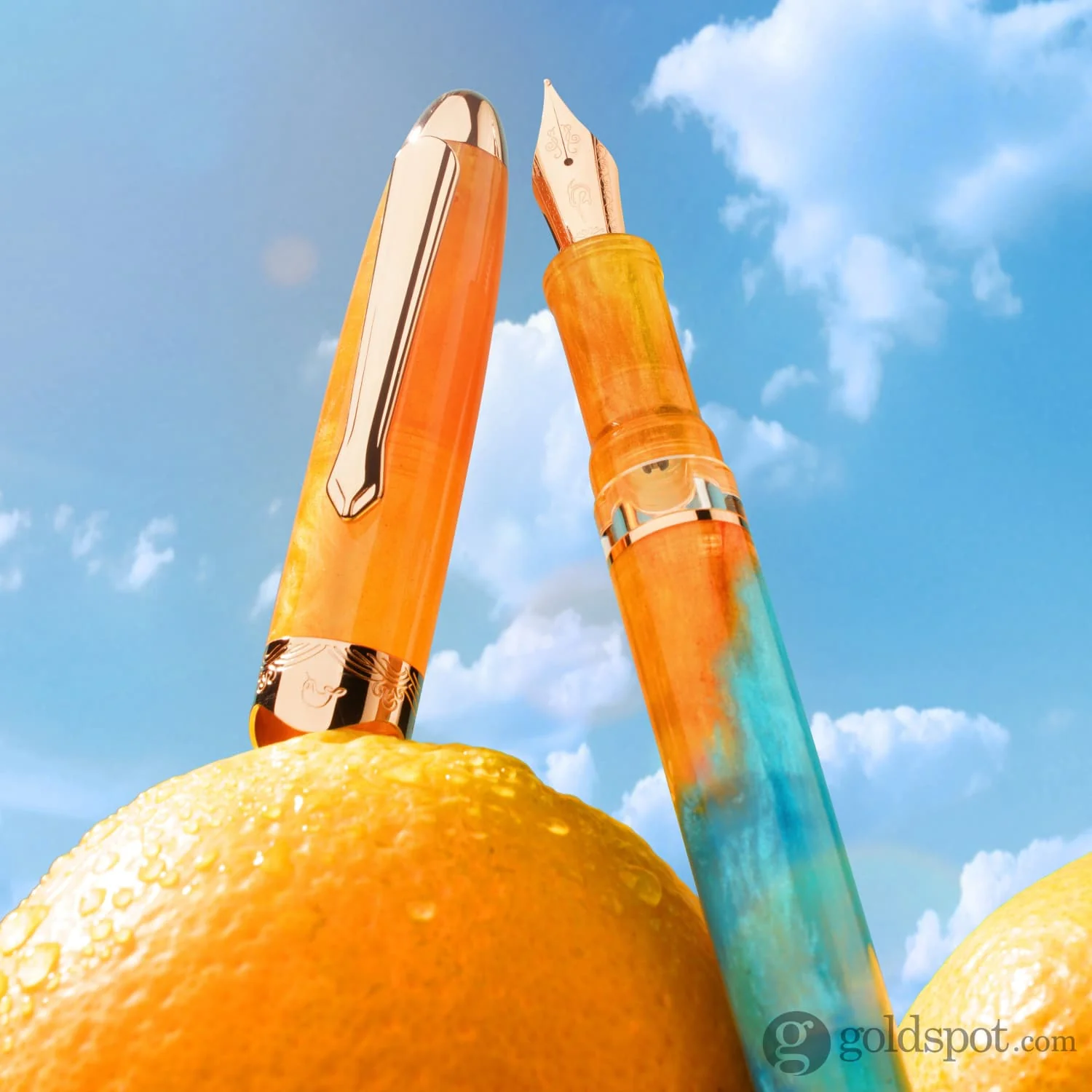 Nahvalur (Narwhal) Horizon Fountain Pen in Soleil - Image 11