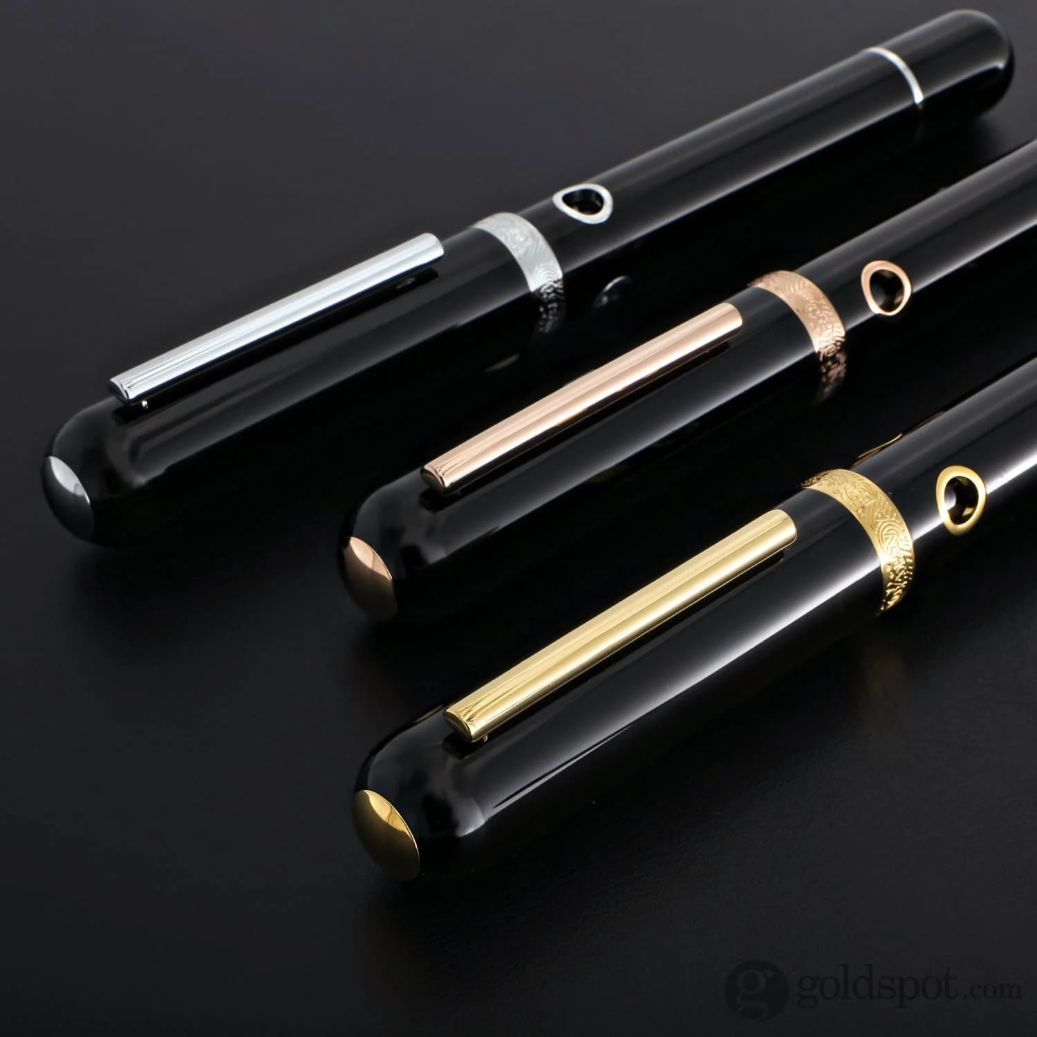 Nahvalur Nautilus Fountain Pen in Cephalopod with Silver Trim - Image 11