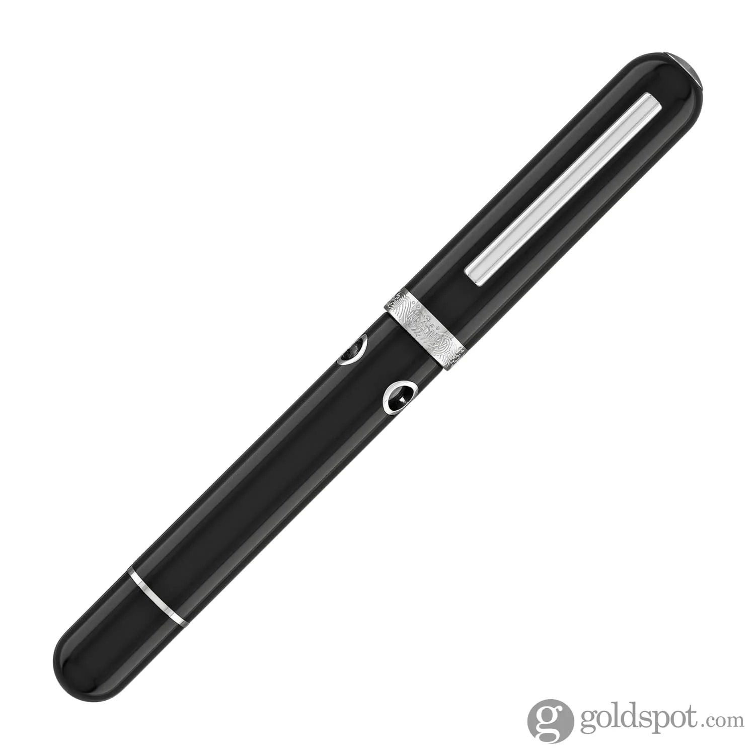 Nahvalur Nautilus Fountain Pen in Cephalopod with Silver Trim - Image 5