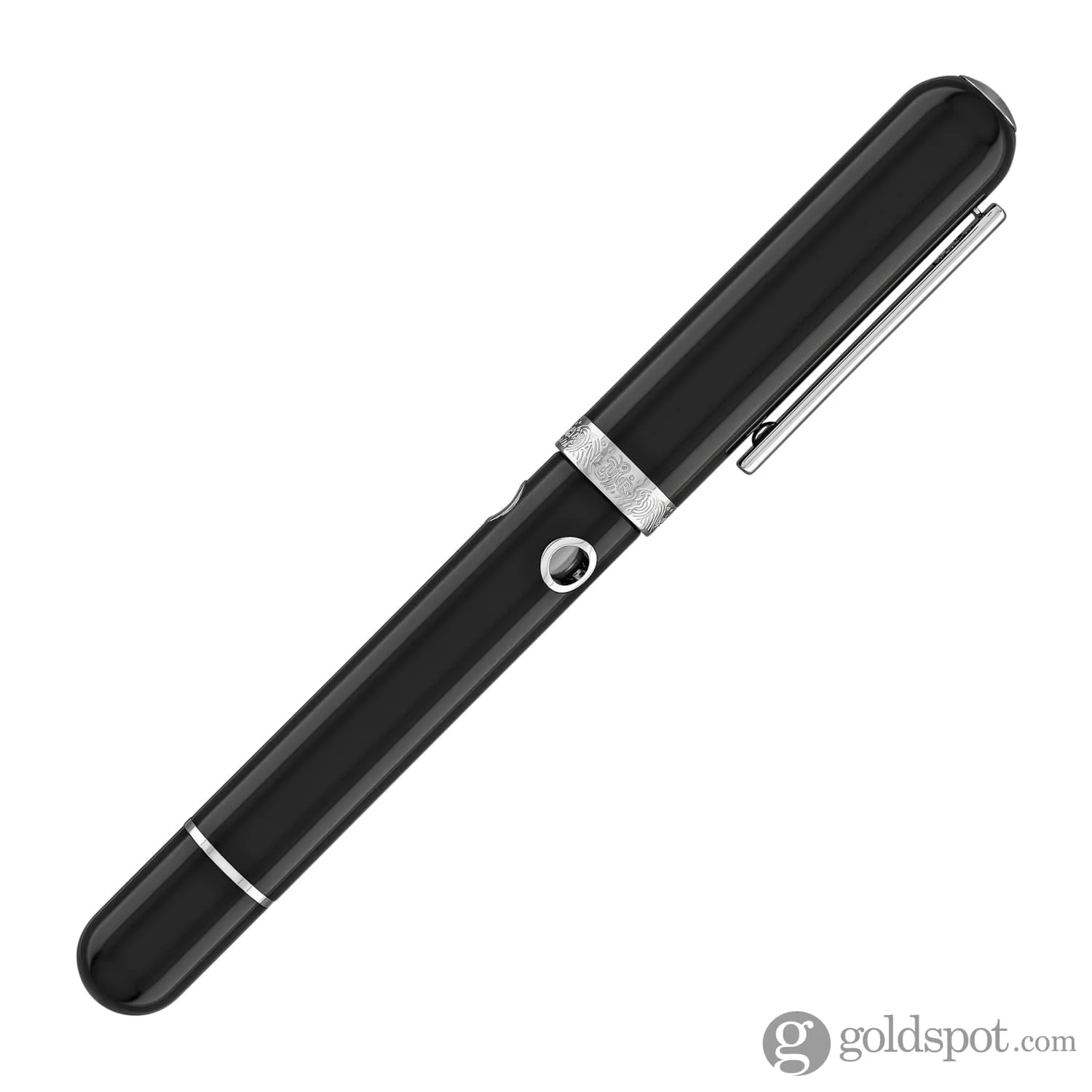 Nahvalur Nautilus Fountain Pen in Cephalopod with Silver Trim - Image 7