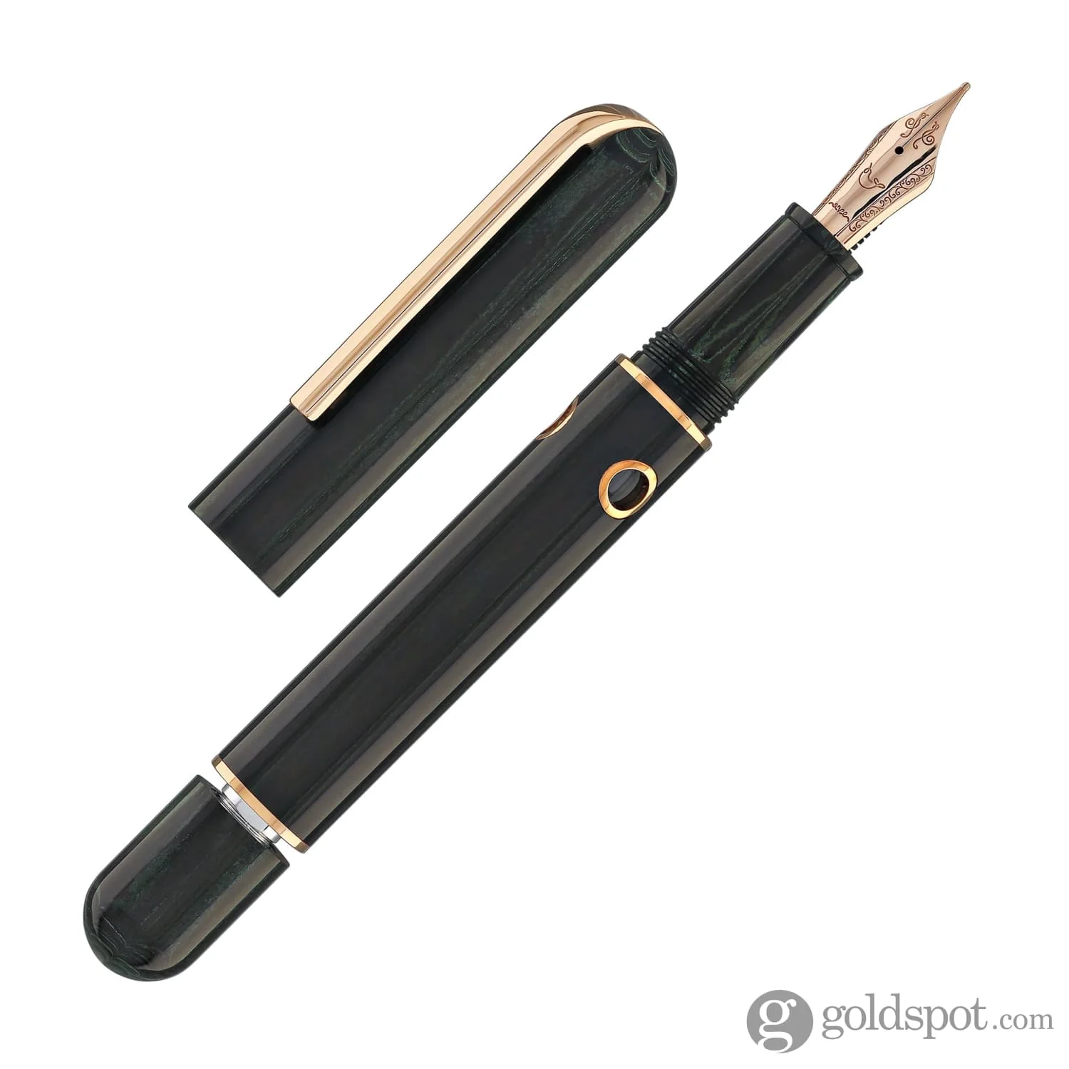 Nahvalur Nautilus Fountain Pen in Chelonia Green - Image 9