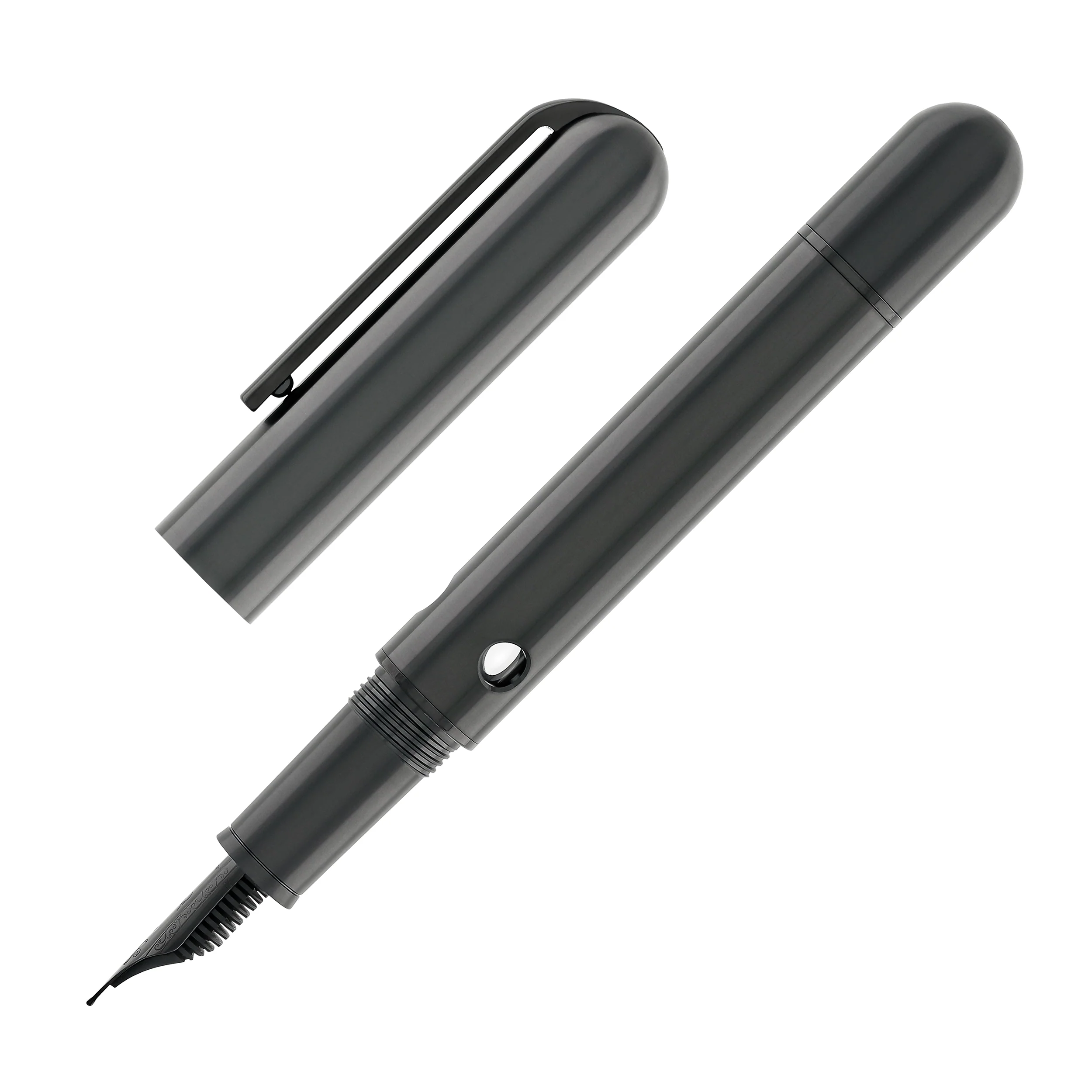 Nahvalur Nautilus Fountain Pen in Ti Black - Image 4