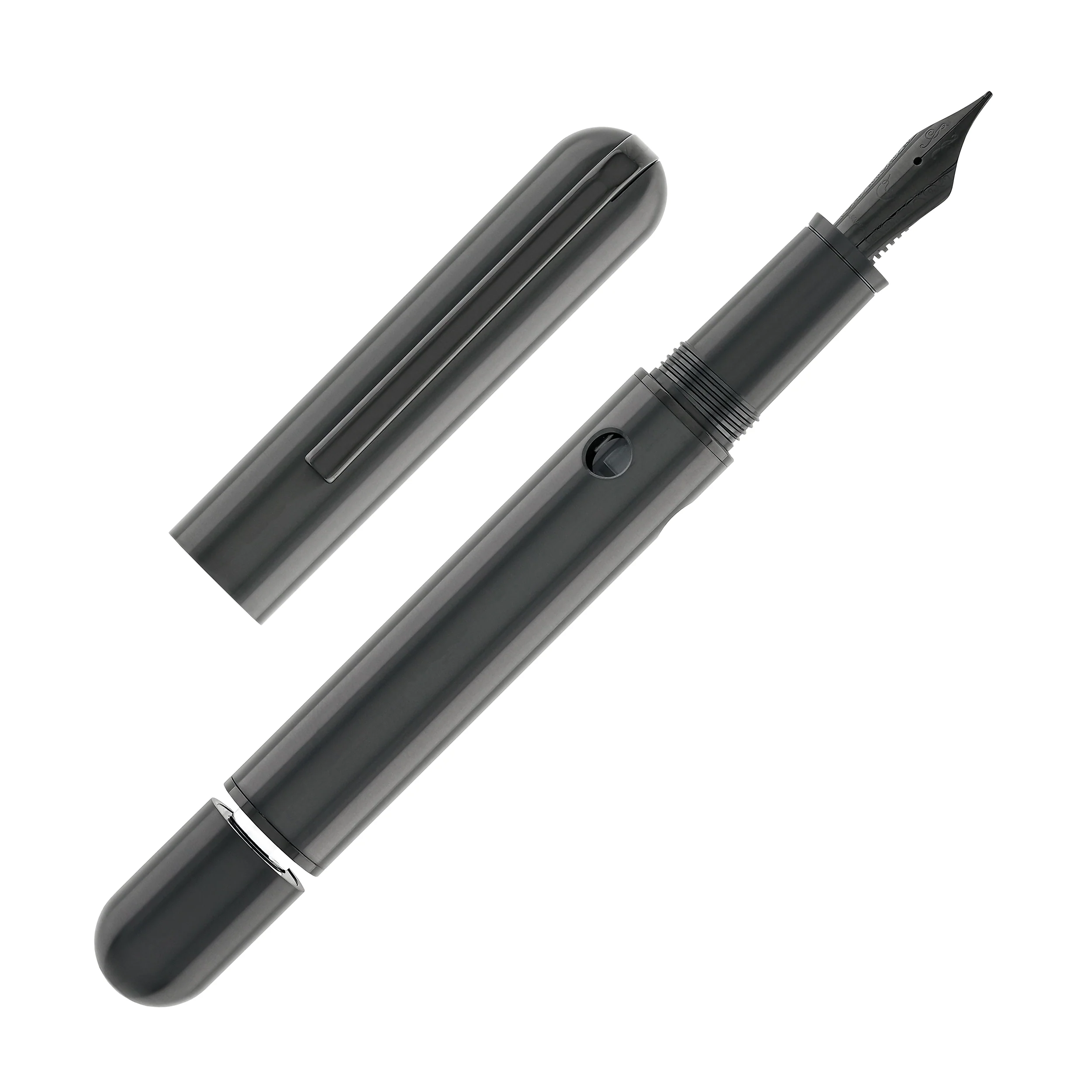 Nahvalur Nautilus Fountain Pen in Ti Black - Image 6
