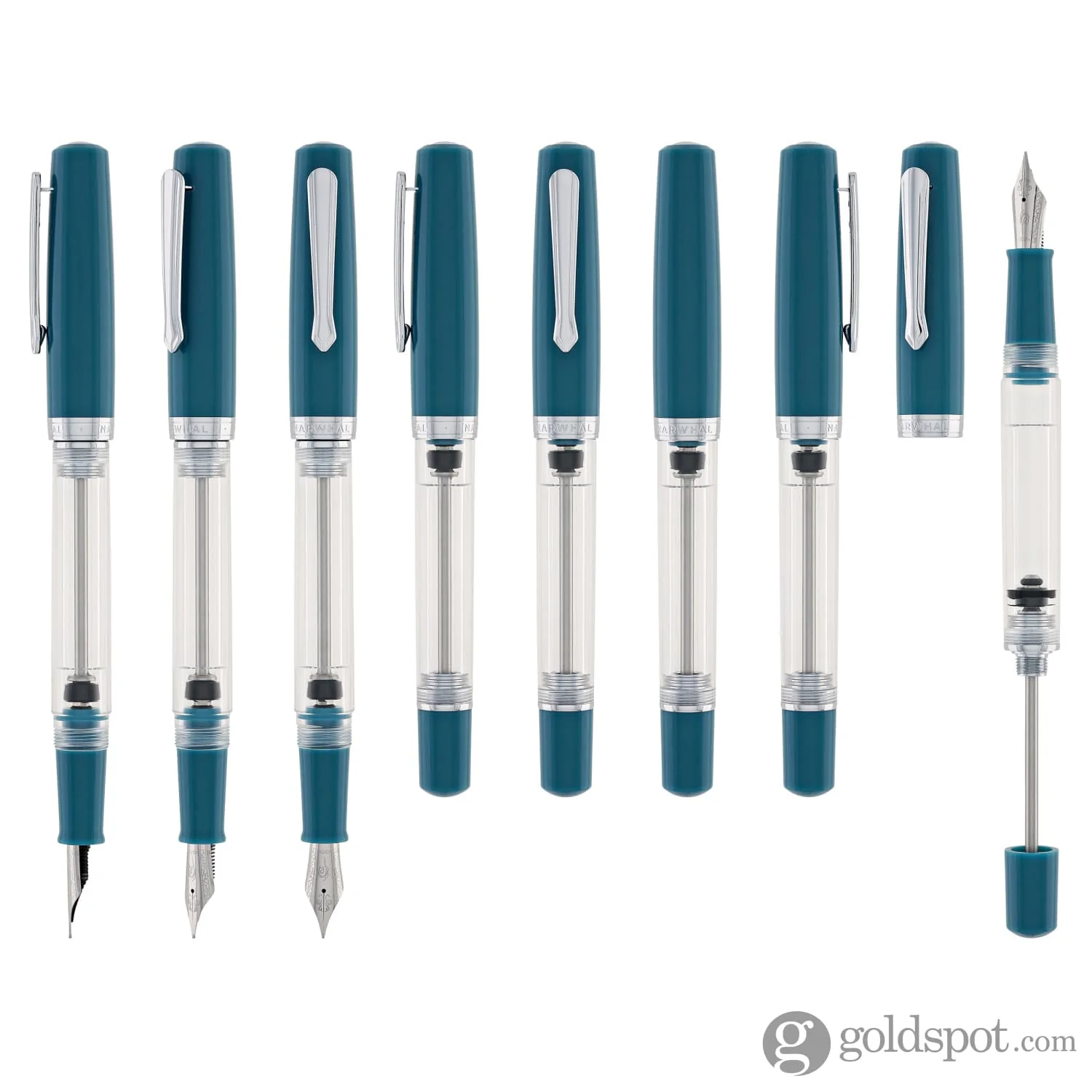 Nahvalur Original Plus Fountain Pen in Aquamarine - Image 8