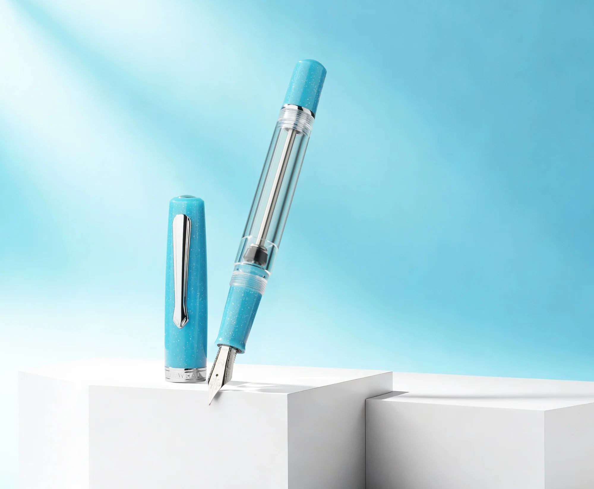 Nahvalur Original Plus Fountain Pen in Powder Blue - Image 2