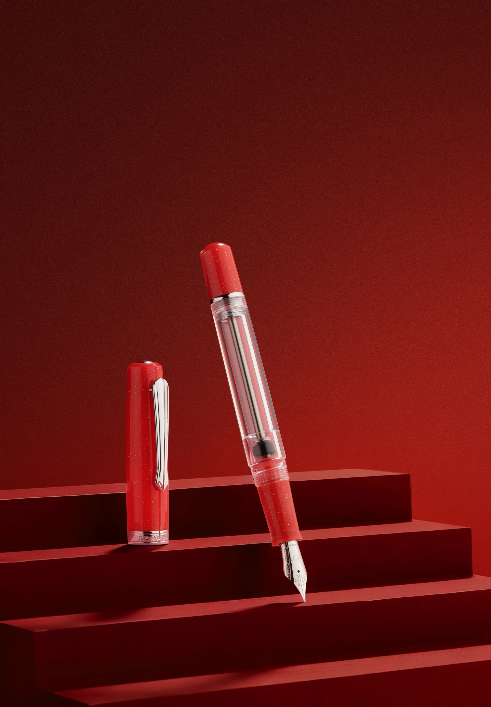 Nahvalur Original Plus Fountain Pen in Soft Coral - Image 11