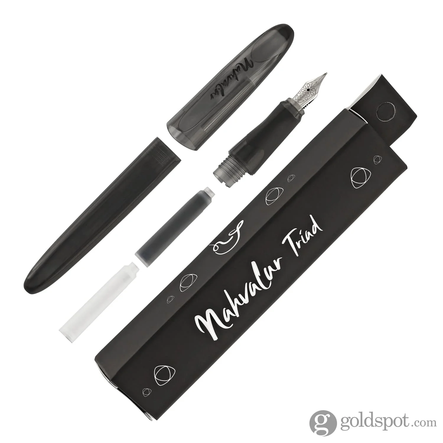 Nahvalur Triad Fountain Pen in Black - Image 8