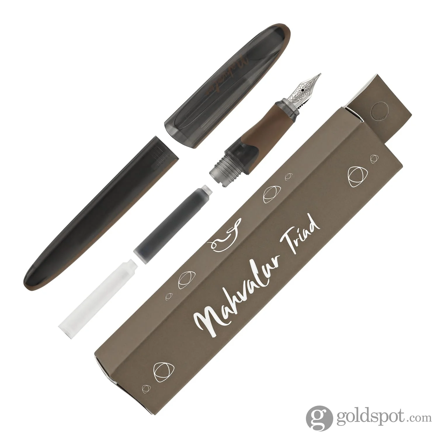 Nahvalur Triad Fountain Pen in Chocolate - Image 8