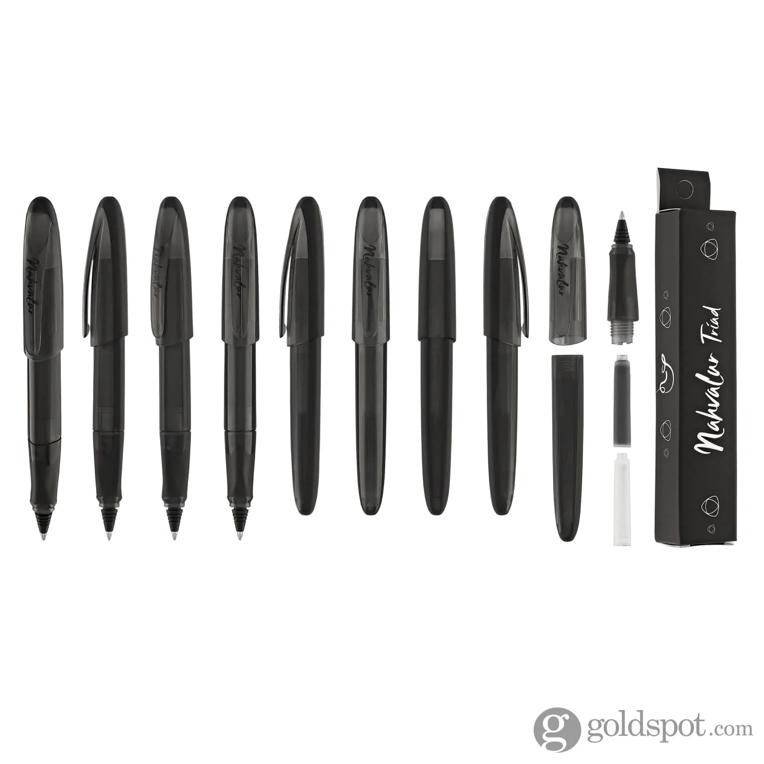 Nahvalur Triad Rollerball Pen in Black - Image 9