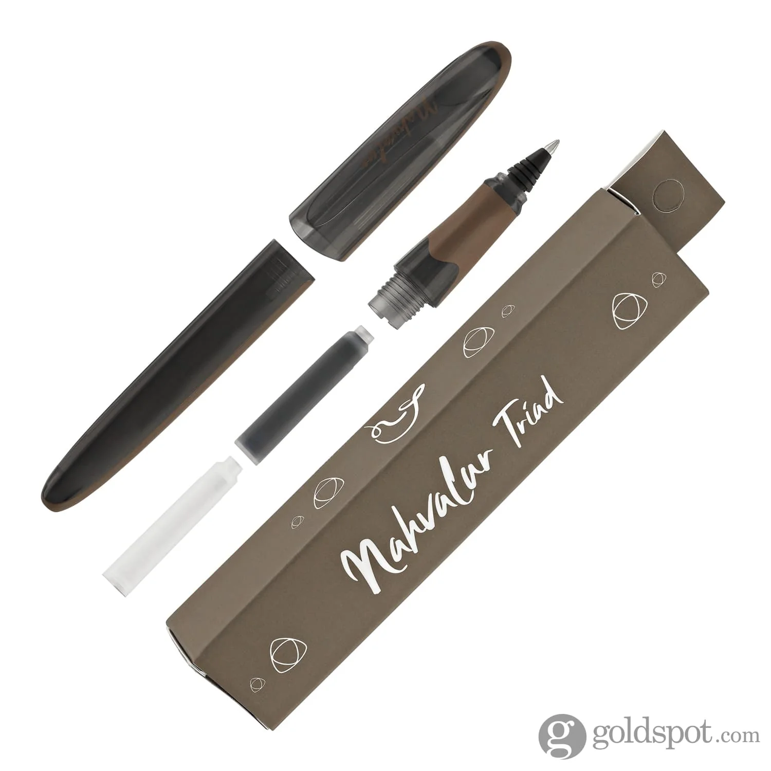Nahvalur Triad Rollerball Pen in Chocolate - Image 8