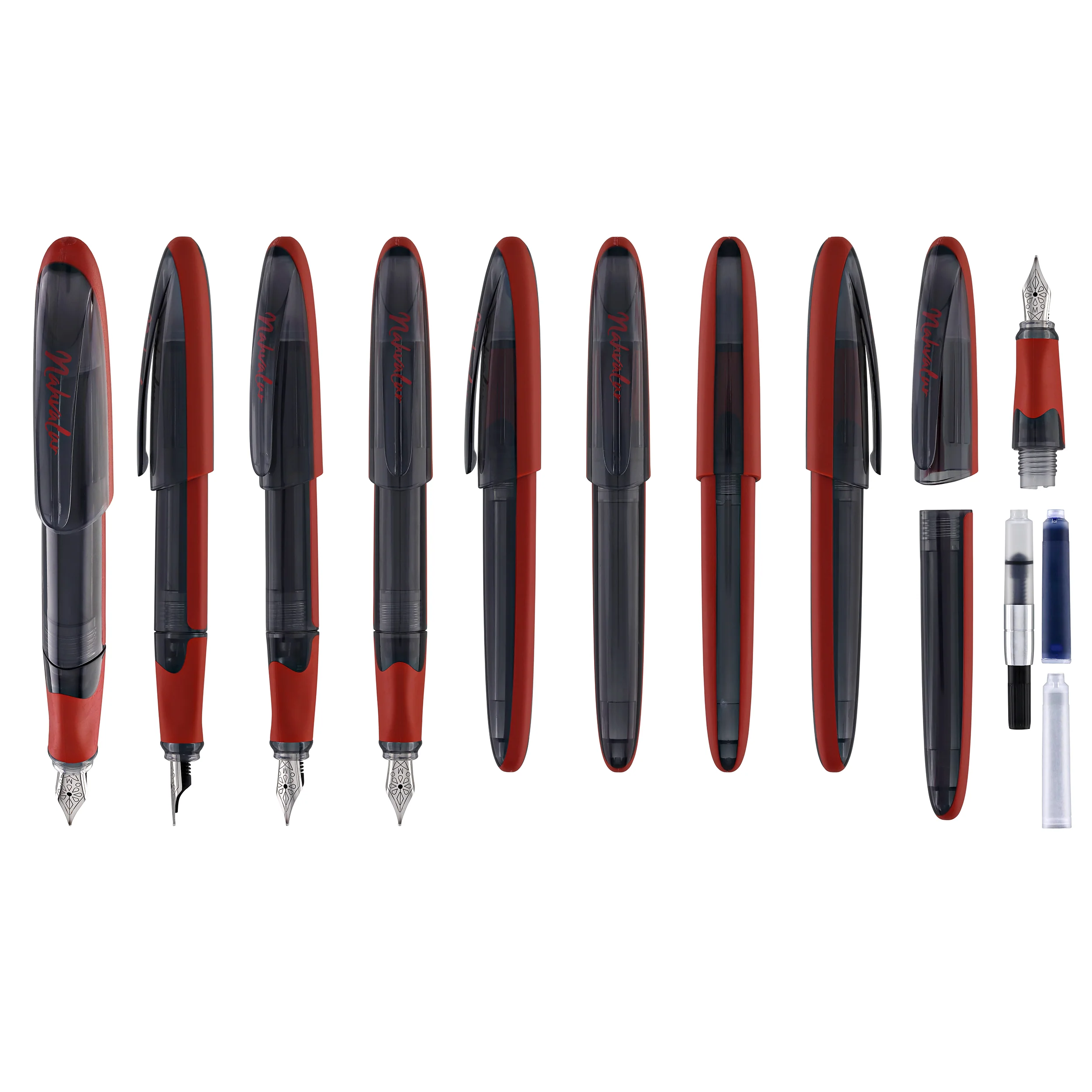 Nahvalur Triad Fountain Pen in Crimson - Image 8