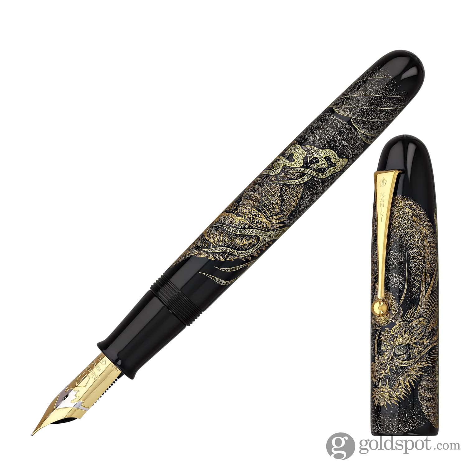 Namiki Chinkin Fountain Pen in Dragon - 18K Gold - Image 2