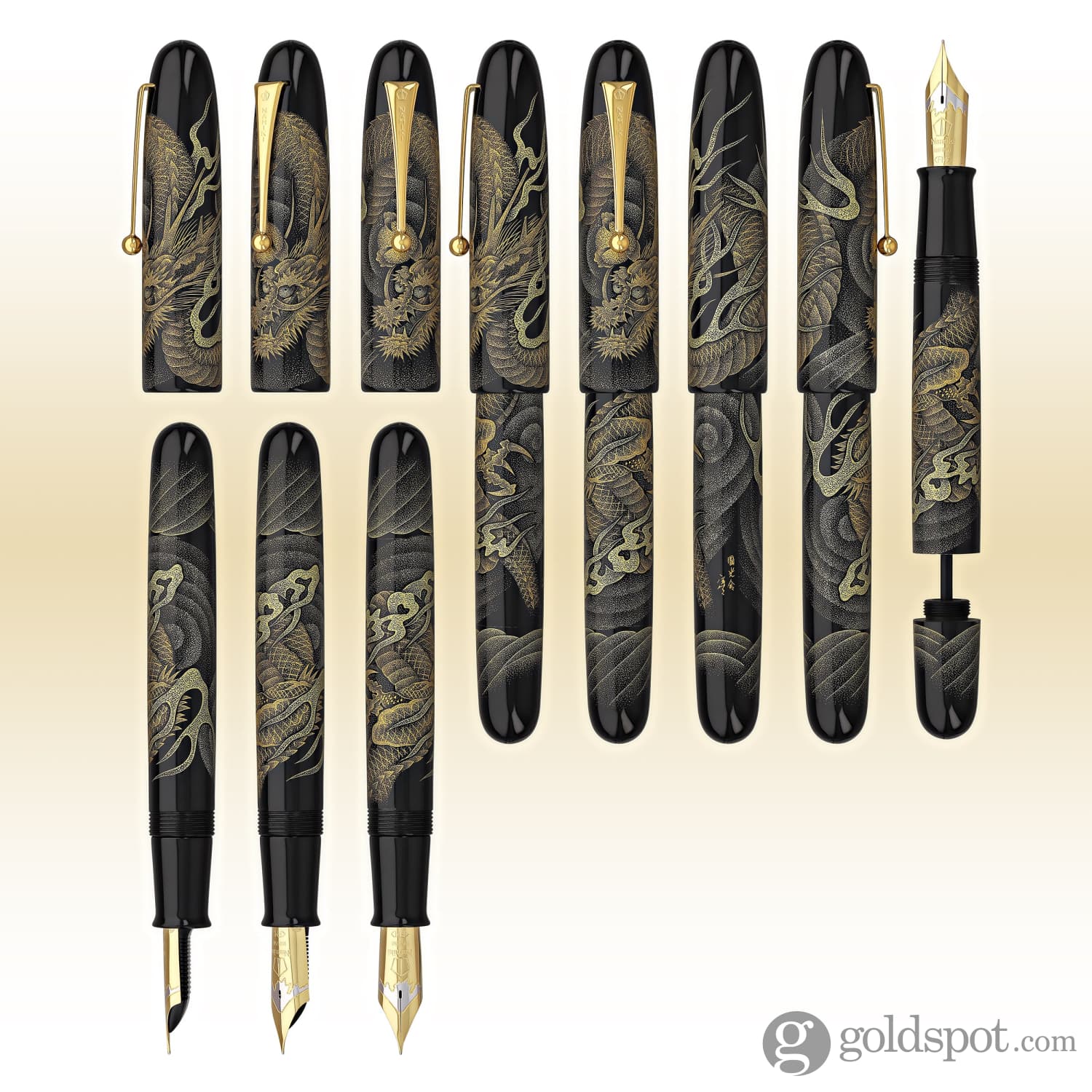 Namiki Chinkin Fountain Pen in Dragon - 18K Gold - Image 8